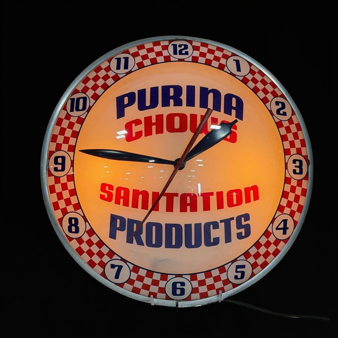 Purina Chow Double Bubble Clock - 2