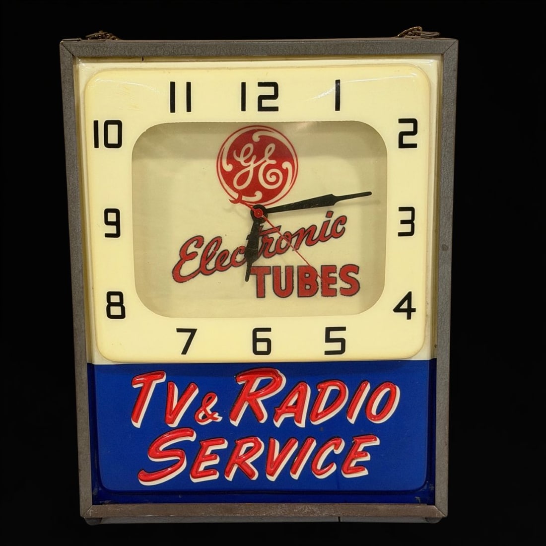 Ge Electronic Tires Tv Radio Service Clock (1 of 2)