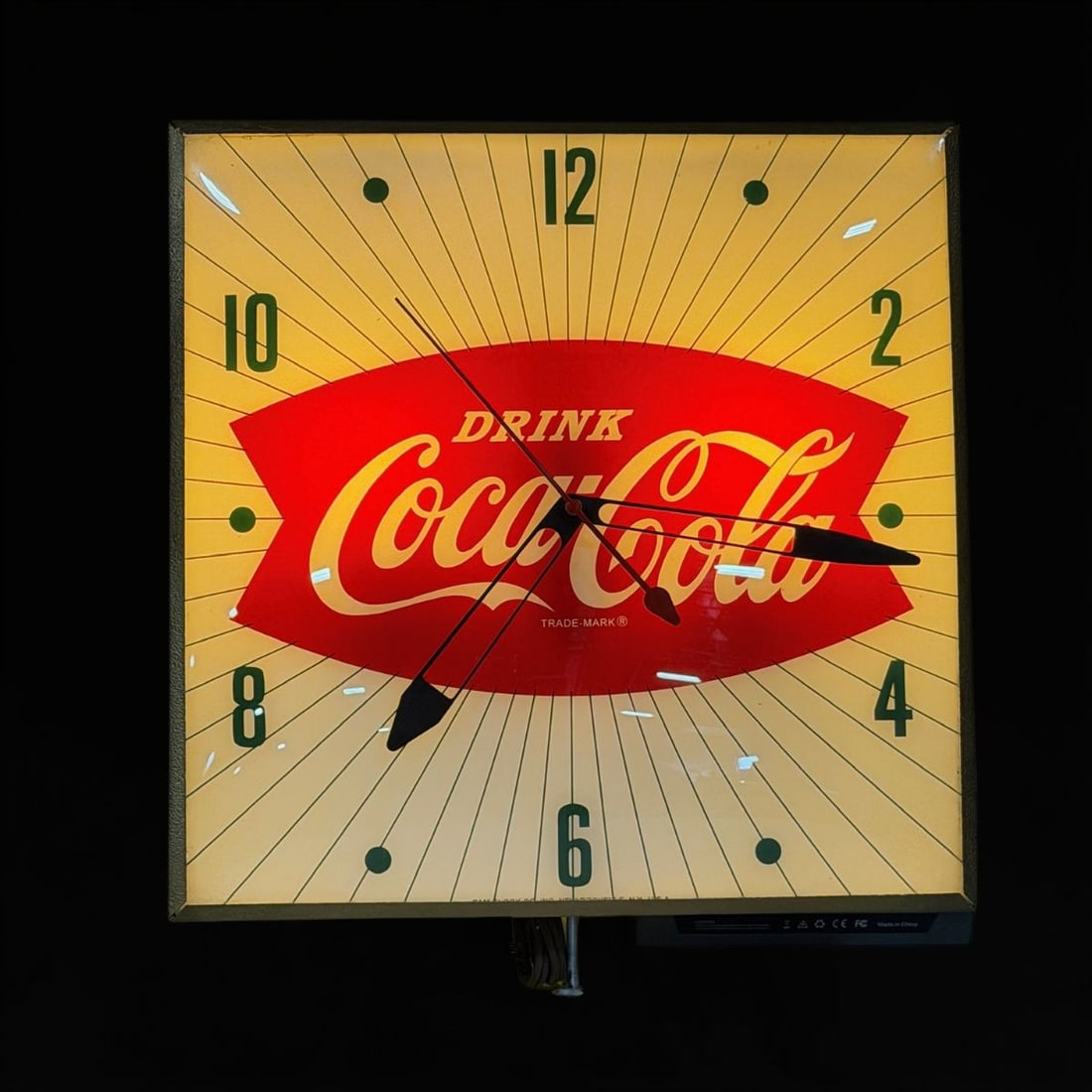 Drink Coca Cola Coke Pam Clock - 2