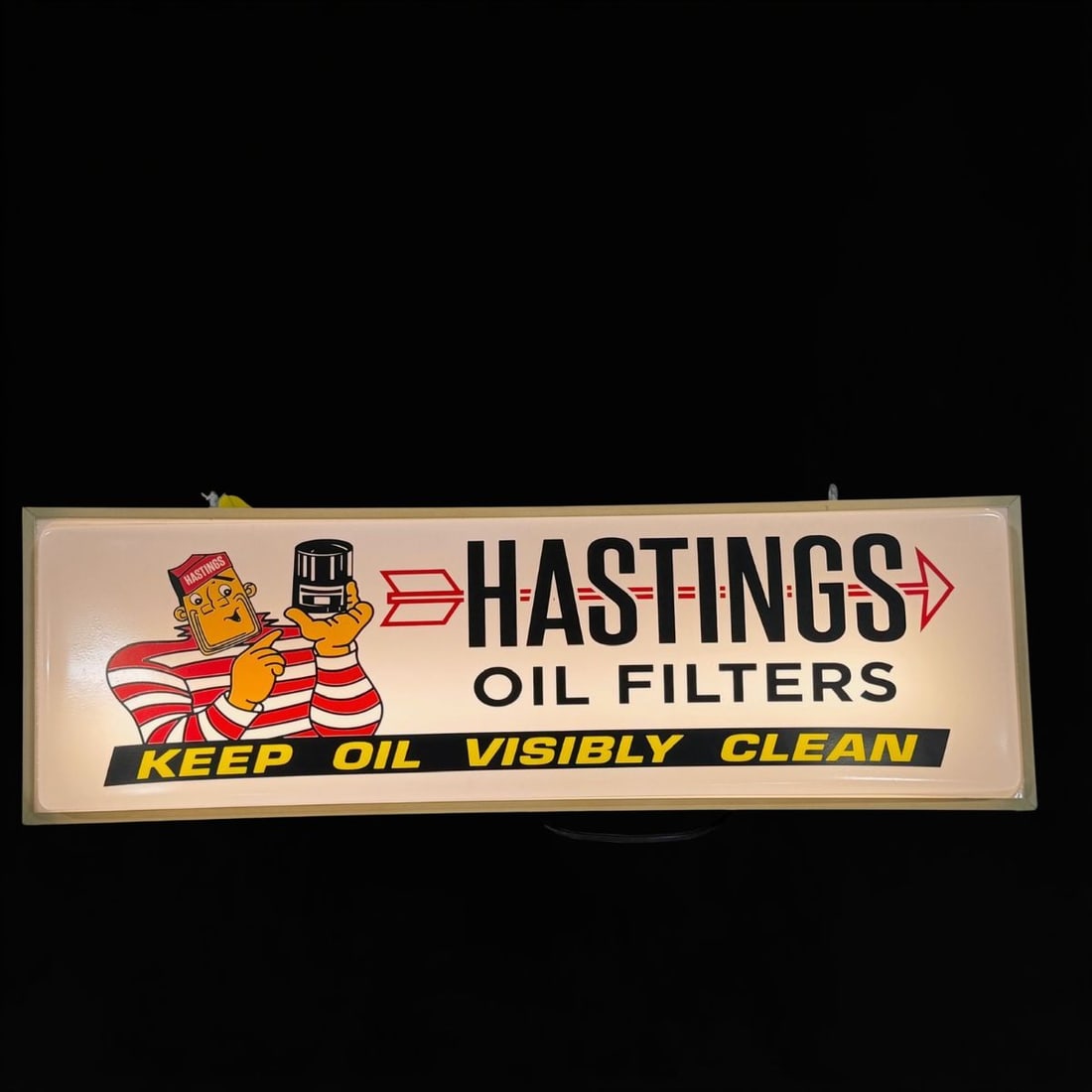 Hastings Oil Filters Light Up Sign - 2
