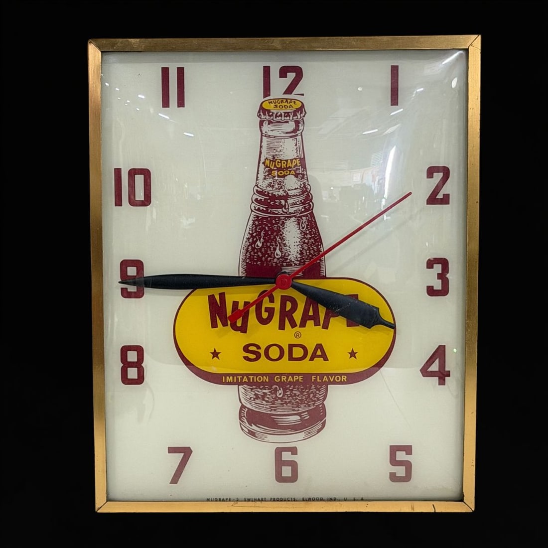 NuGrape Soda Swihart Light Up Clock (1 of 3)