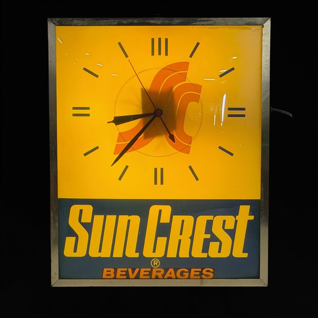 Suncrest Beverages Light Up Clock - 2