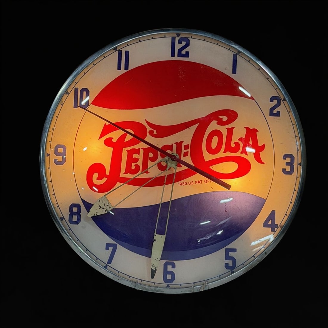 Pepsi Cola Light Up Clock - 2
