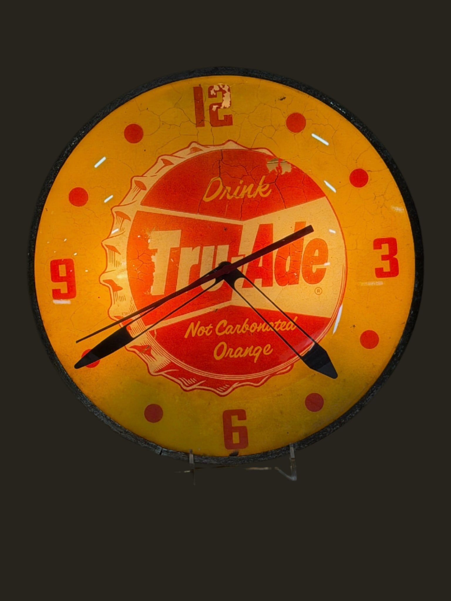 Drink TruAde Orange Soda Light Up Clock - 2