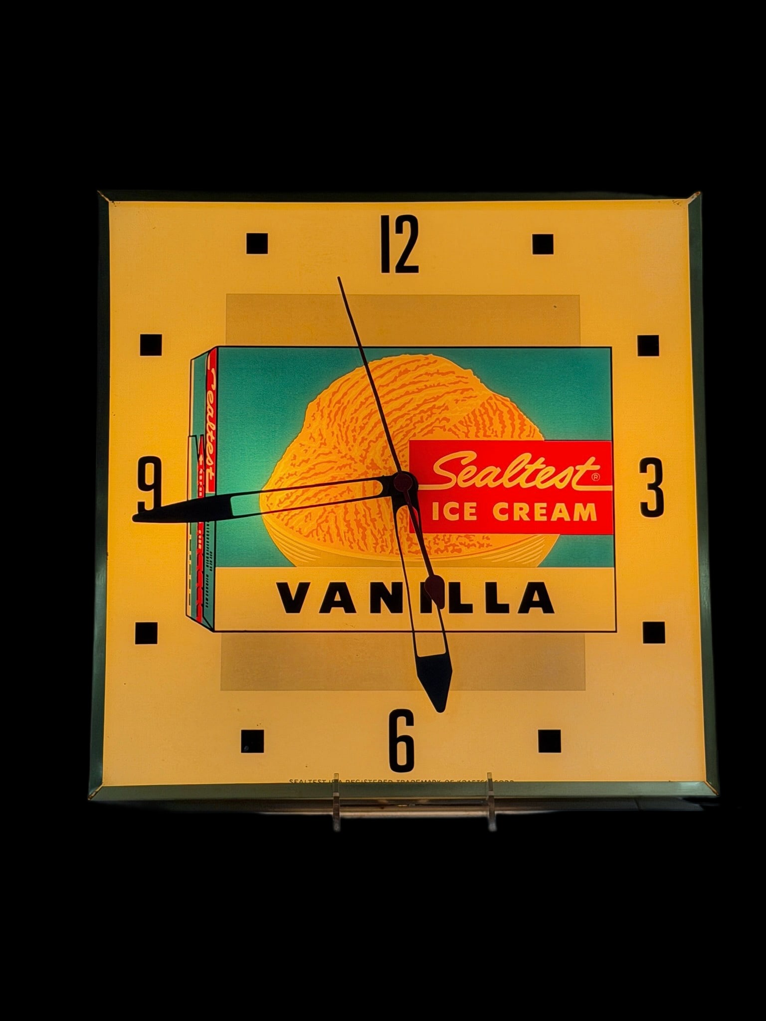 Sealtest Ice Cream Light Up Clock - 2