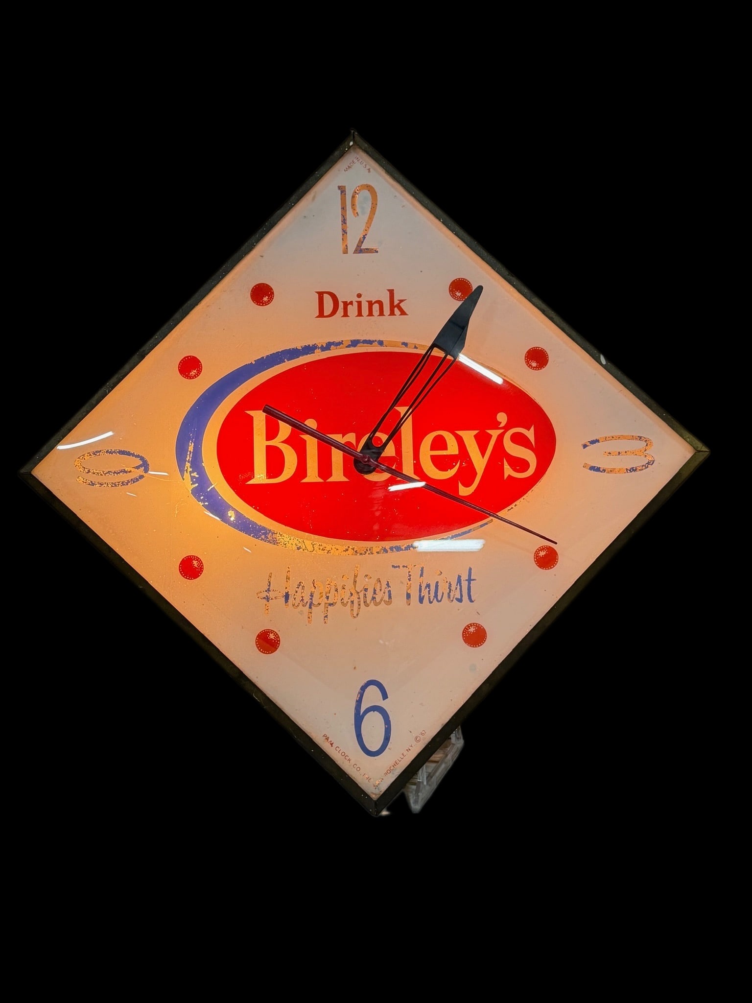 Bireley's Soda Light Up Clock - 2