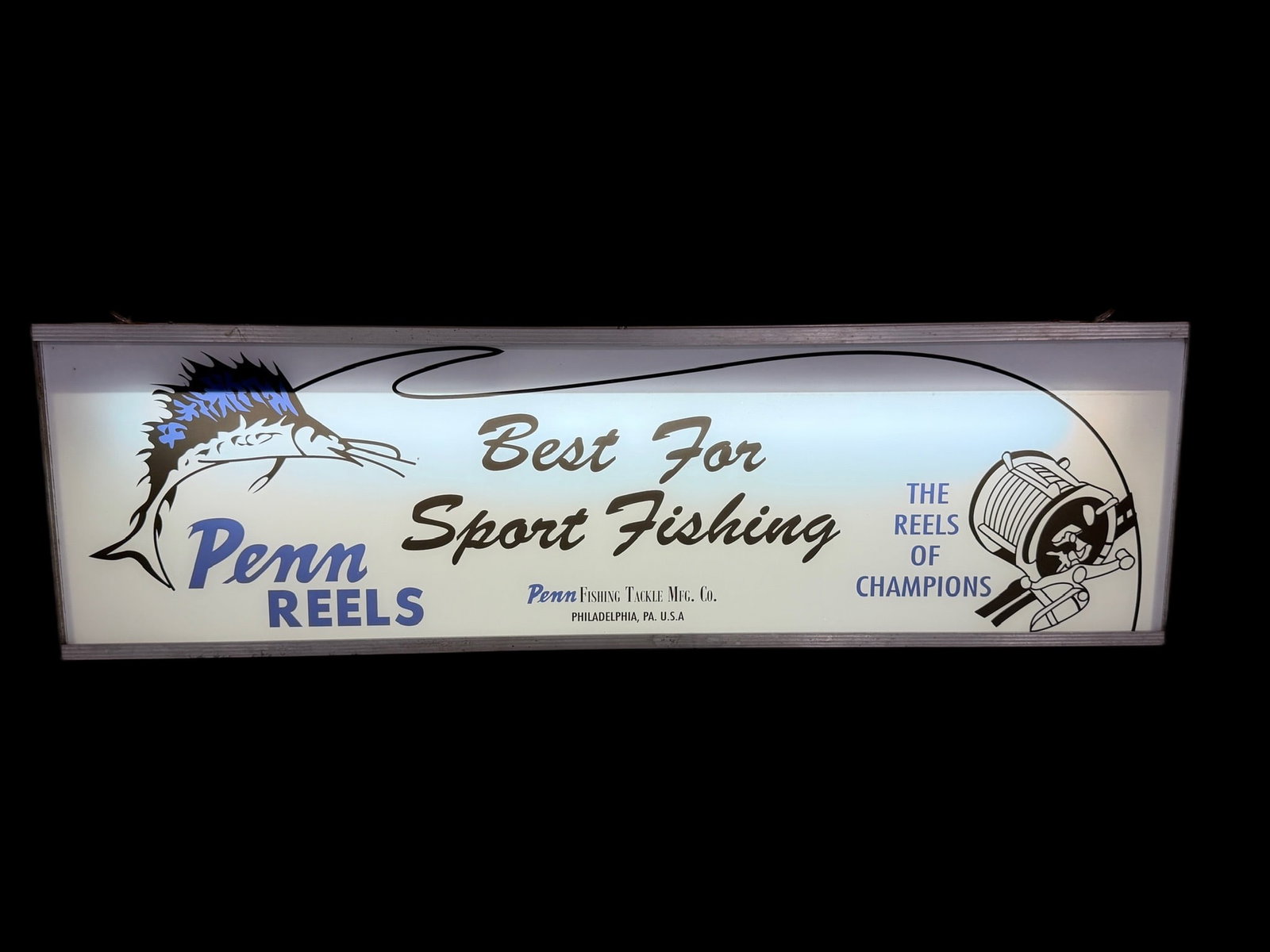 Penn Reels Best For Sport Fishing Light Up Sign - 2