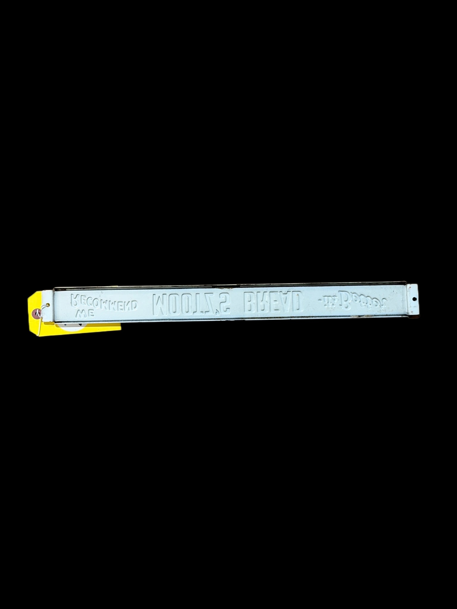 Porcelain Mootz's Bread Small Door Push Sign - 2