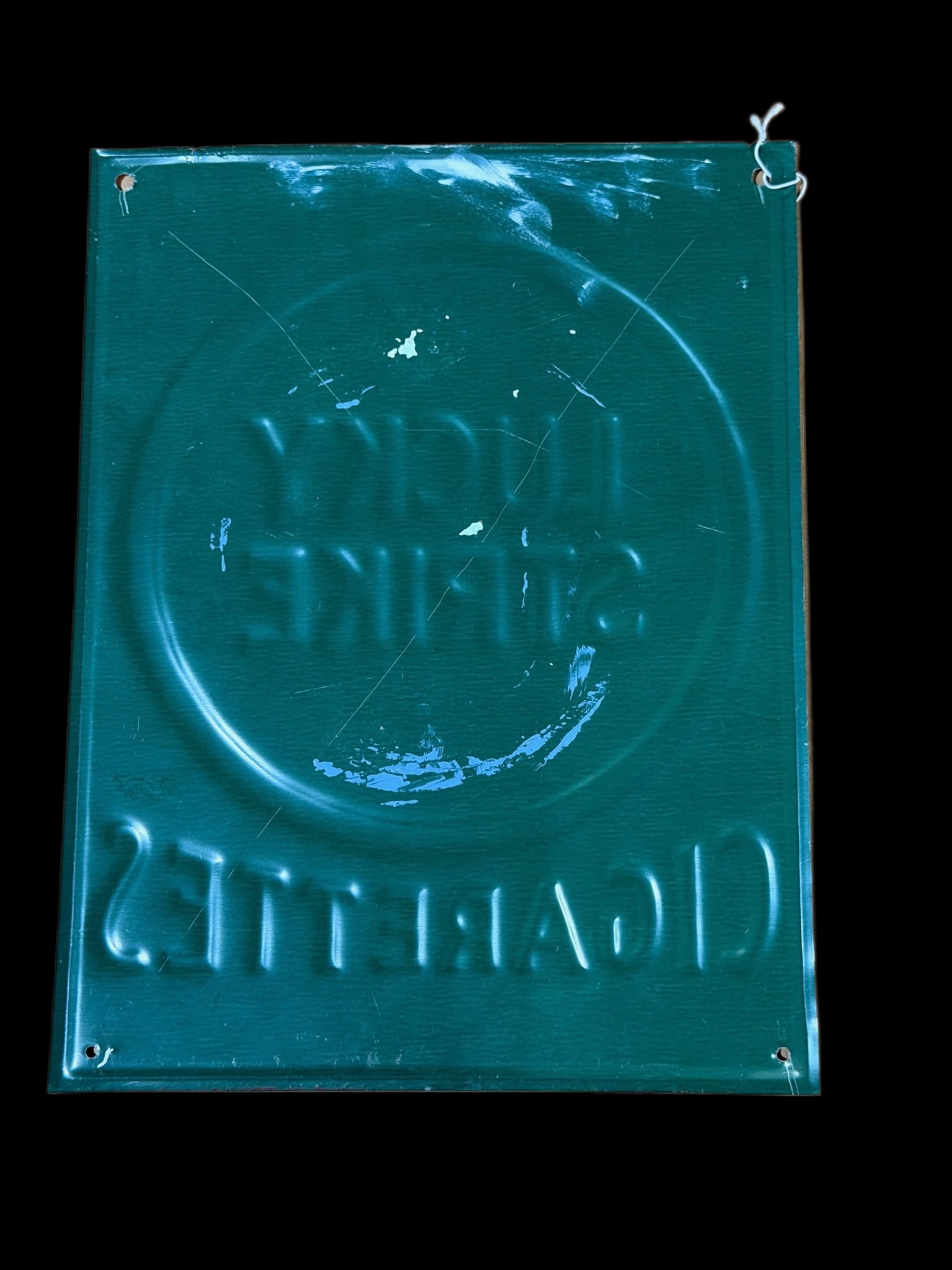 Lucky Strike Cigarettes Tobacco Metal Sign - 2