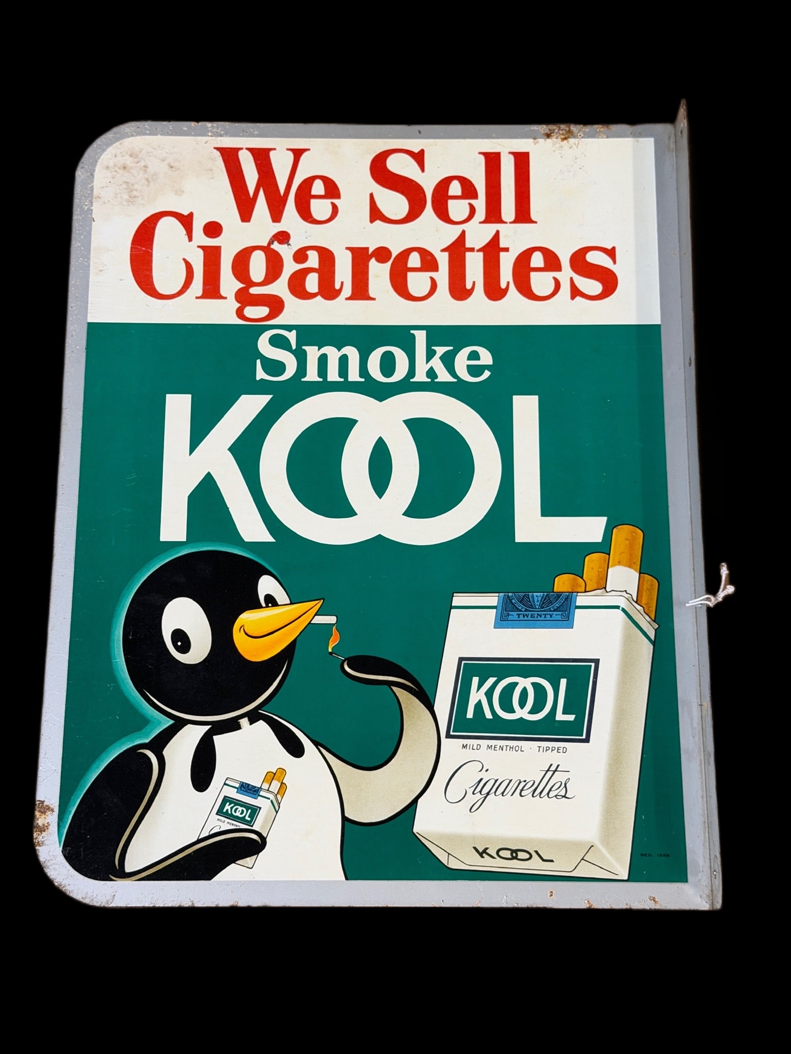 Kool Smoke Cigarettes Flange Sign - 2