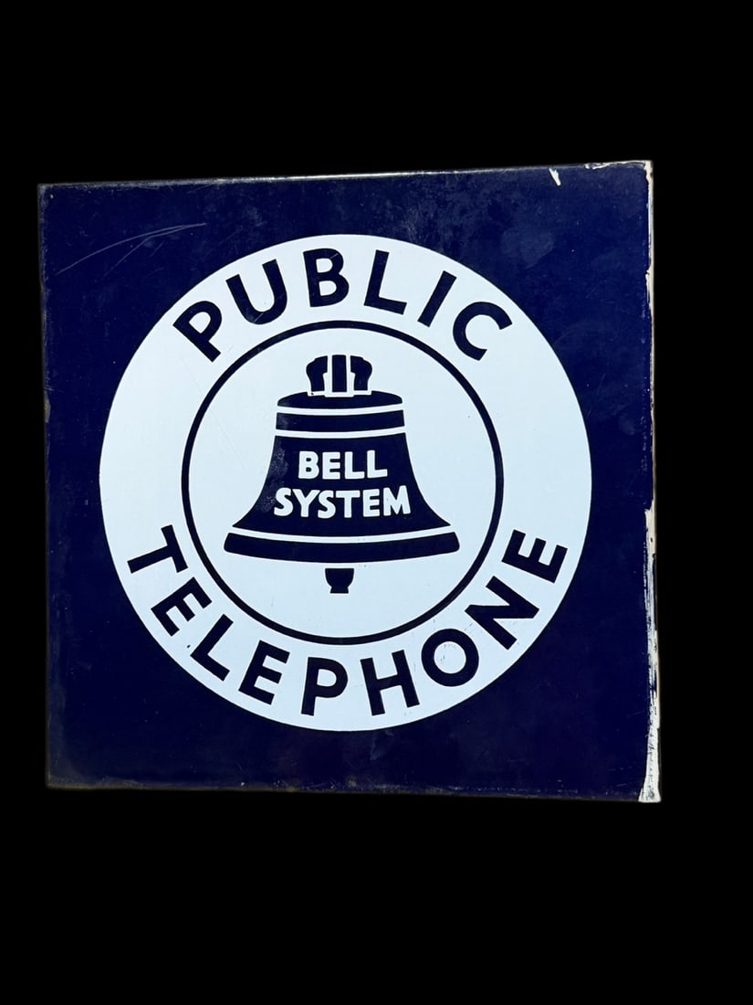 Public Bell System Telephone Porcelain Flange - 2
