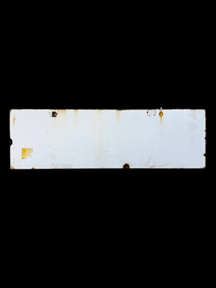 No Smoking Porcelain Sign - 2
