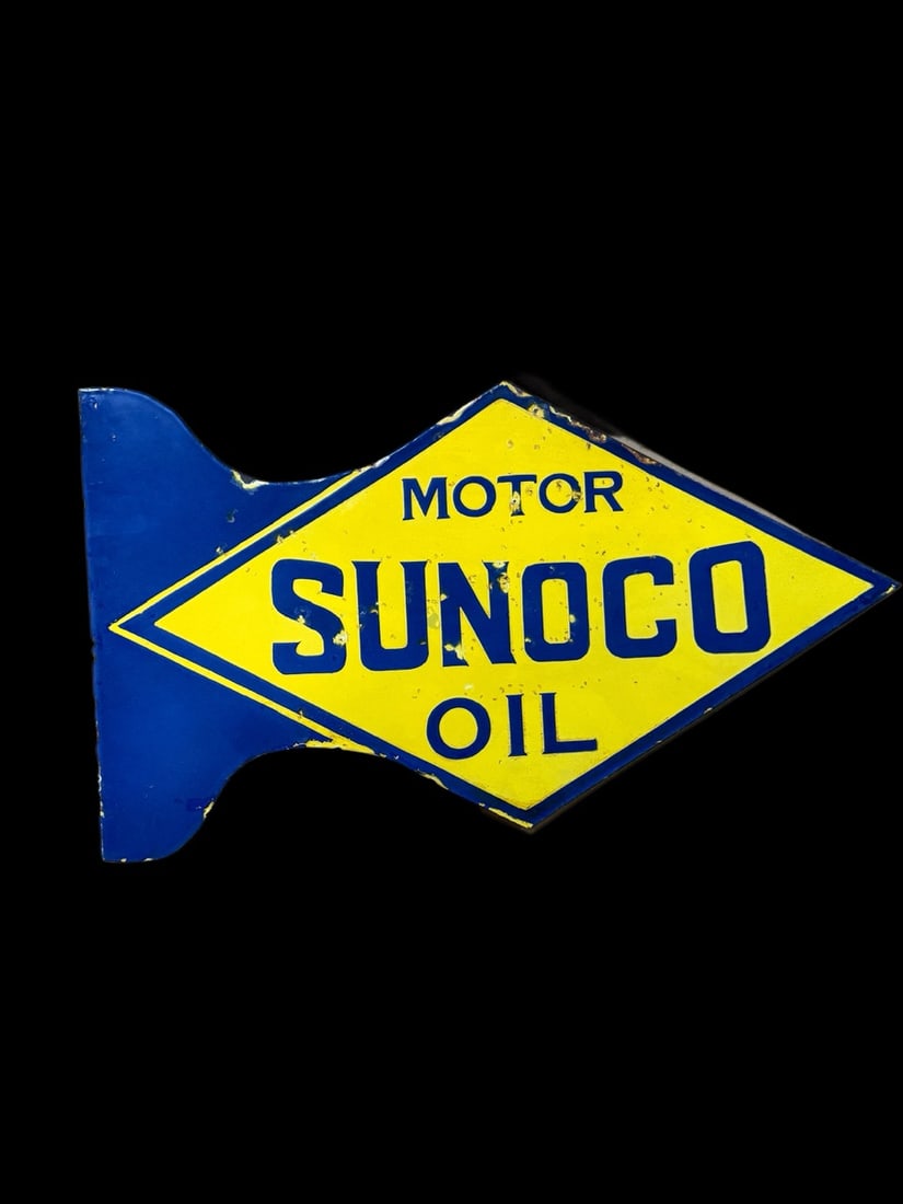 Sunoco Motor Oil Flange AGE UNKNOWN - 2
