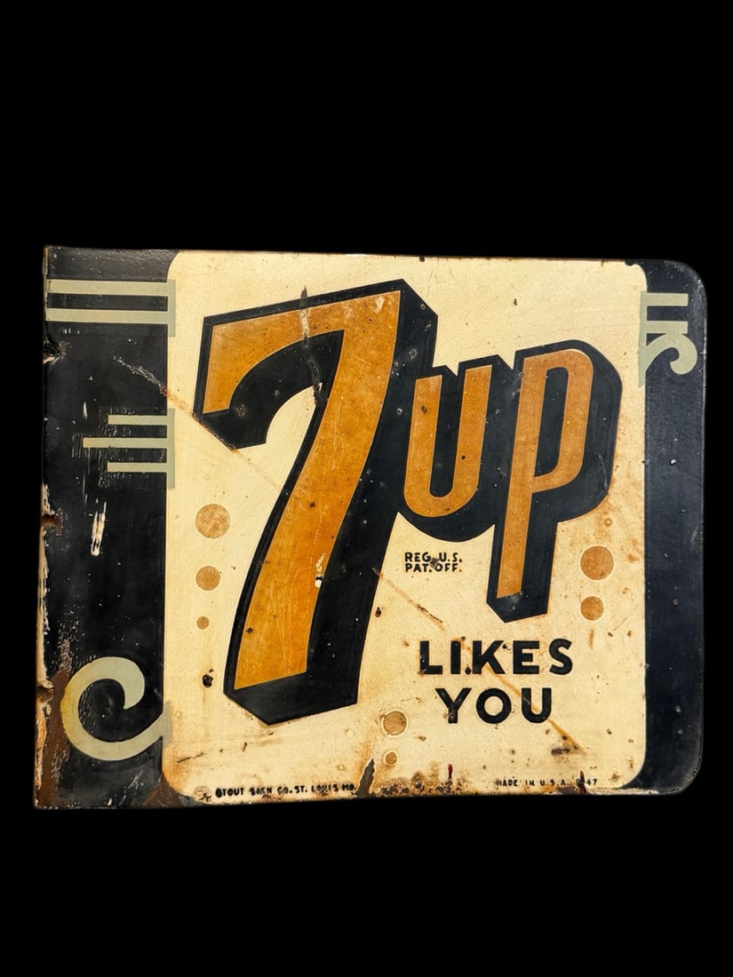 7Up Likes You Flange Sign - 2
