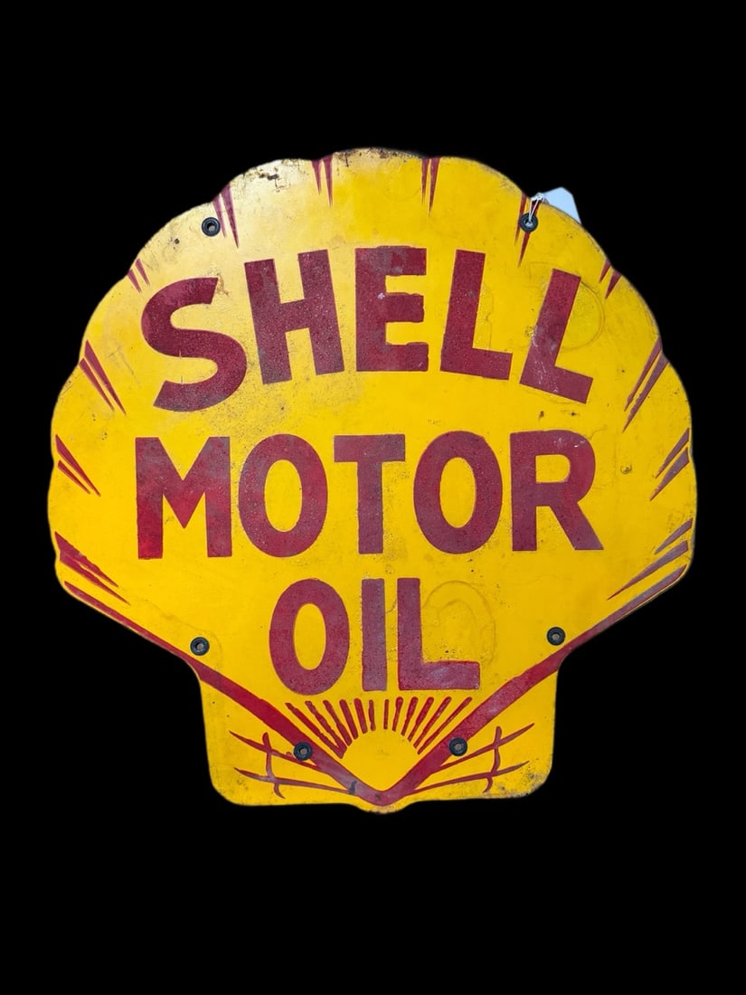 Shell Motor Oil Porcelain Sign - 2