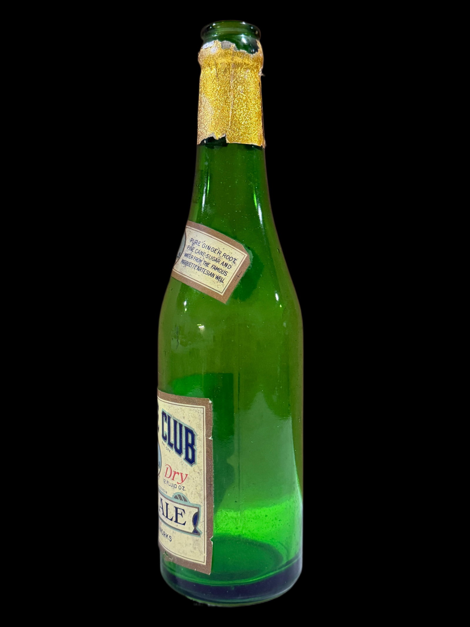 Marquette Club Ginger Ale Bottle - 4