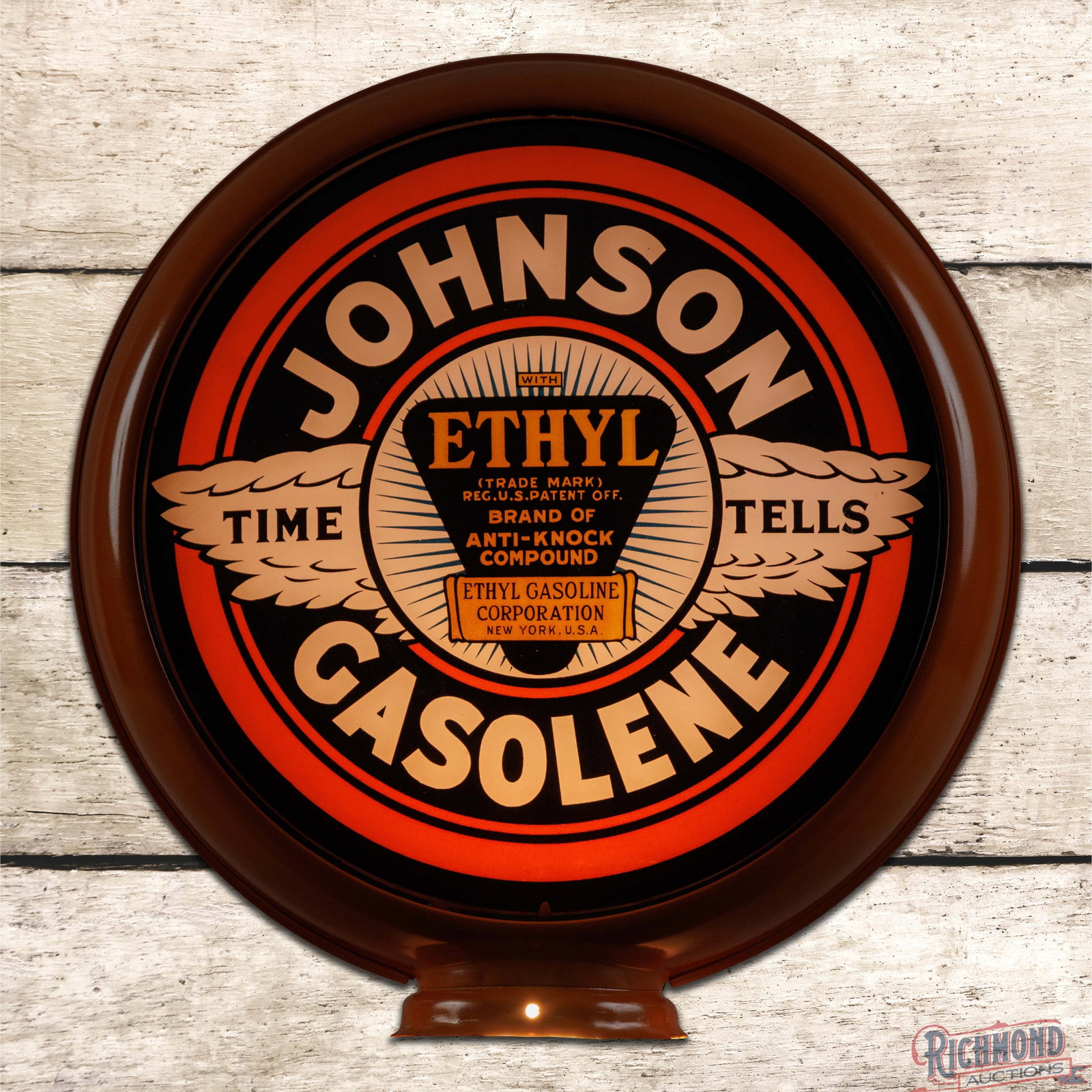 Johnson Ethyl Gasolene 15" Single Lens w/ HP Metal Body (1 of 6)