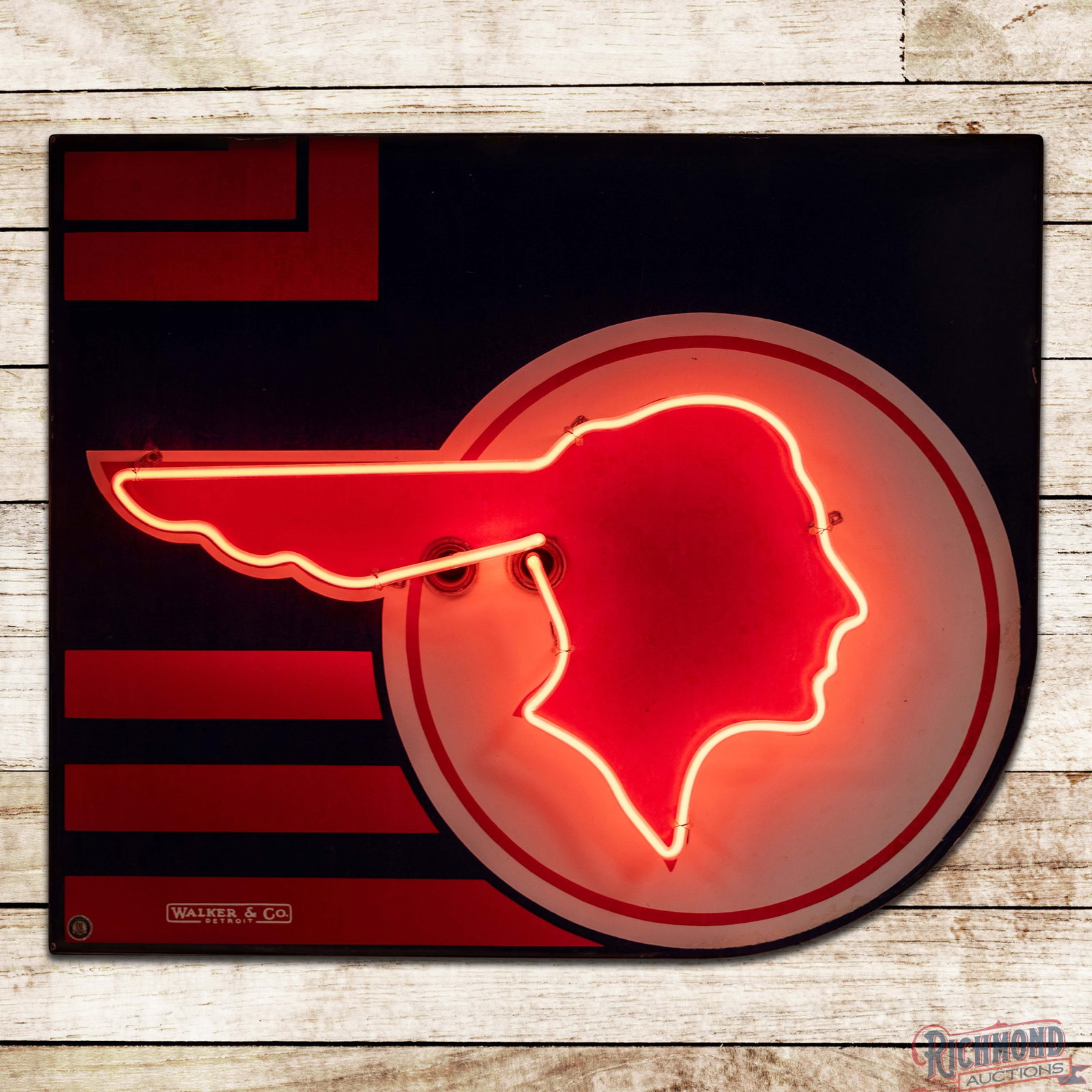Pontiac Automobiles 36" SSP Factory Neon Sign w/ Full Feather Logo (1 of 4)