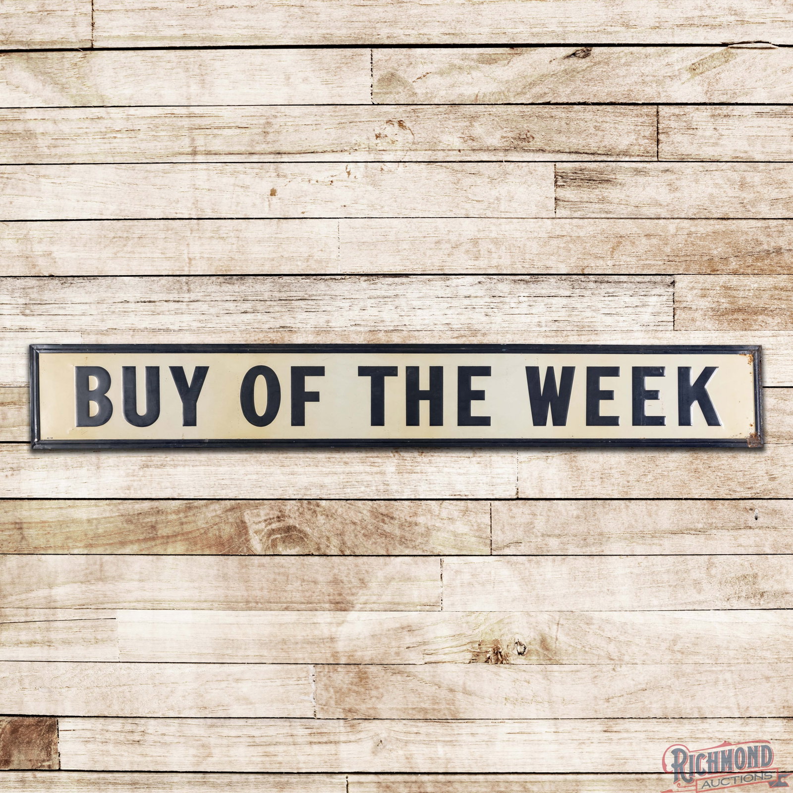 Allis Chalmers Buy of the Week 10' Emb. SST Sign (1 of 3)