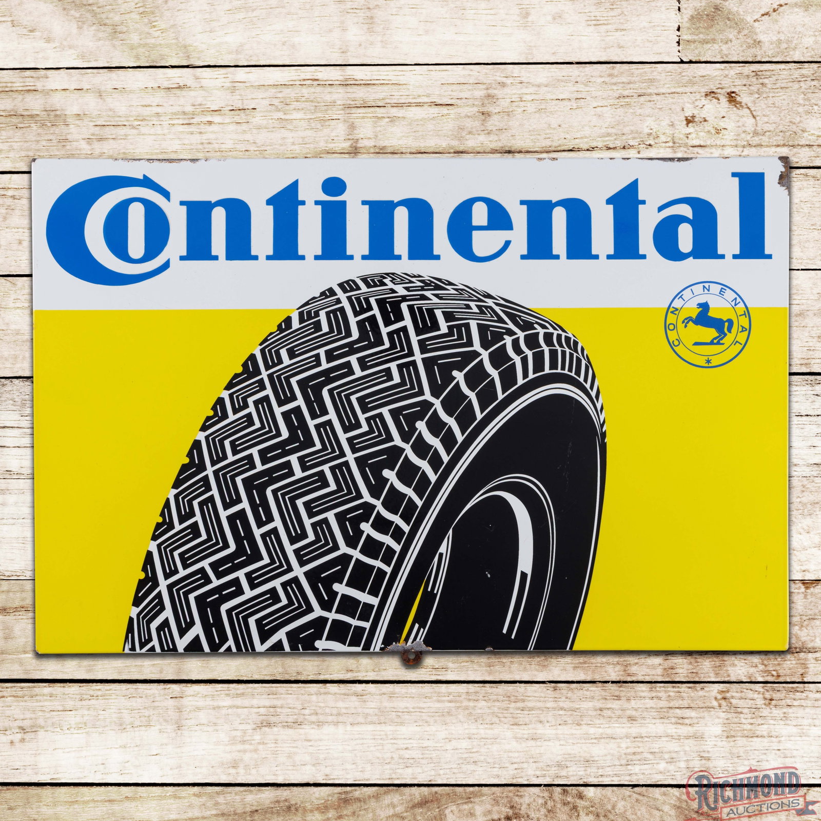 1968 Continental Tires SSP Sign w/ Logo (1 of 3)