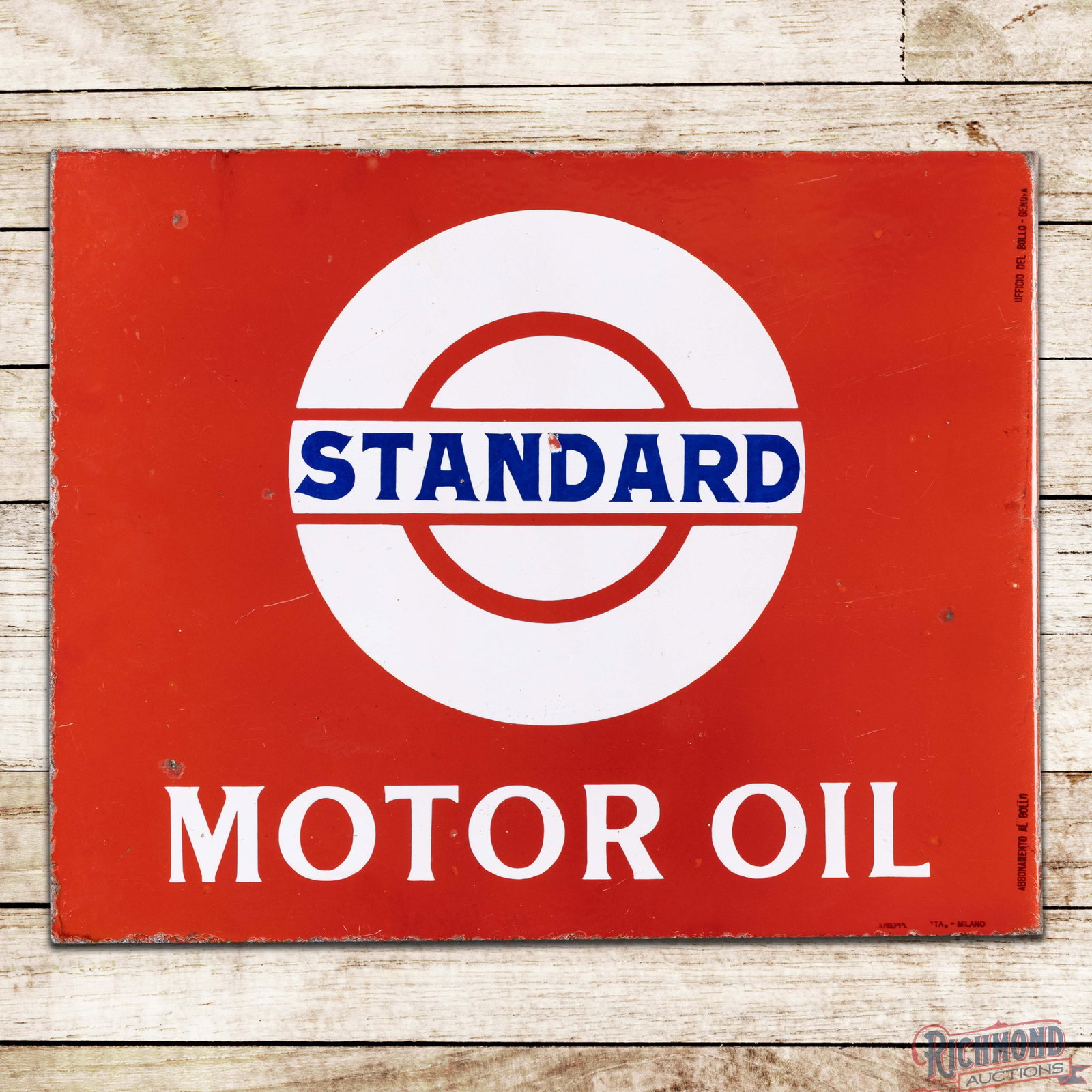Standard Motor Oil 30" DSP Flange Sign w/ Logo (1 of 4)