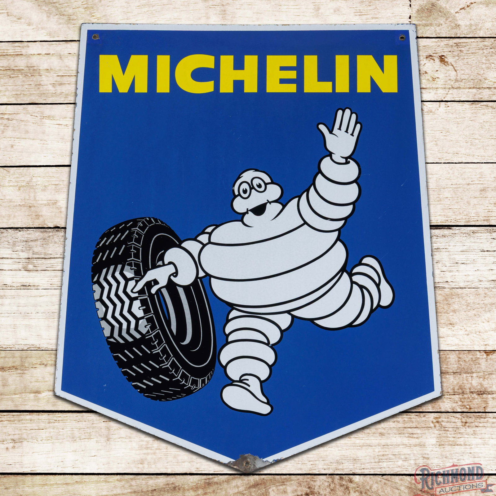 Michelin Tires 31.5" Die Cut DSP Sign w/ Bibendum (1 of 3)