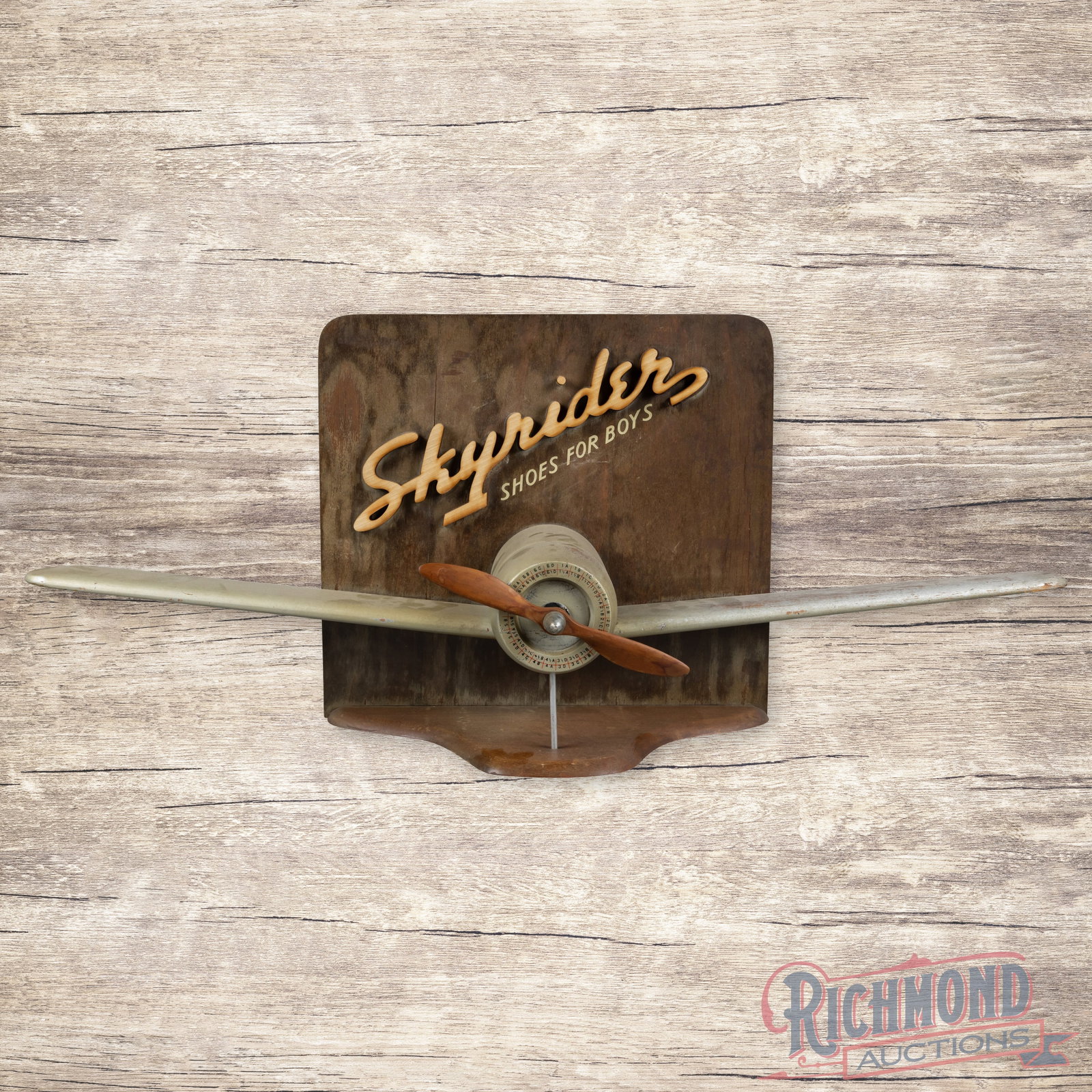Skyriders Shoes for Boys 3D Wooden Airplane Store Display Sign (1 of 3)