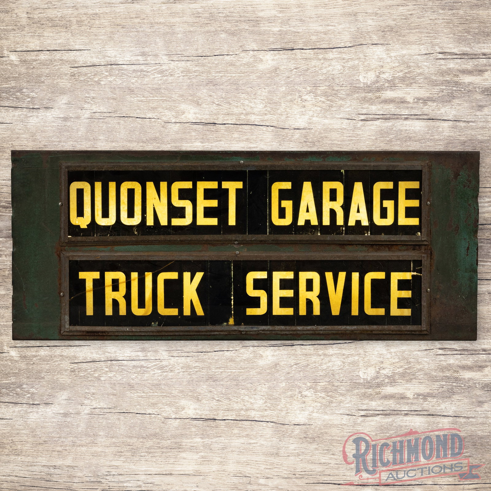 Quonset Garage Trucks Service Lighted Advertising Sign (1 of 4)