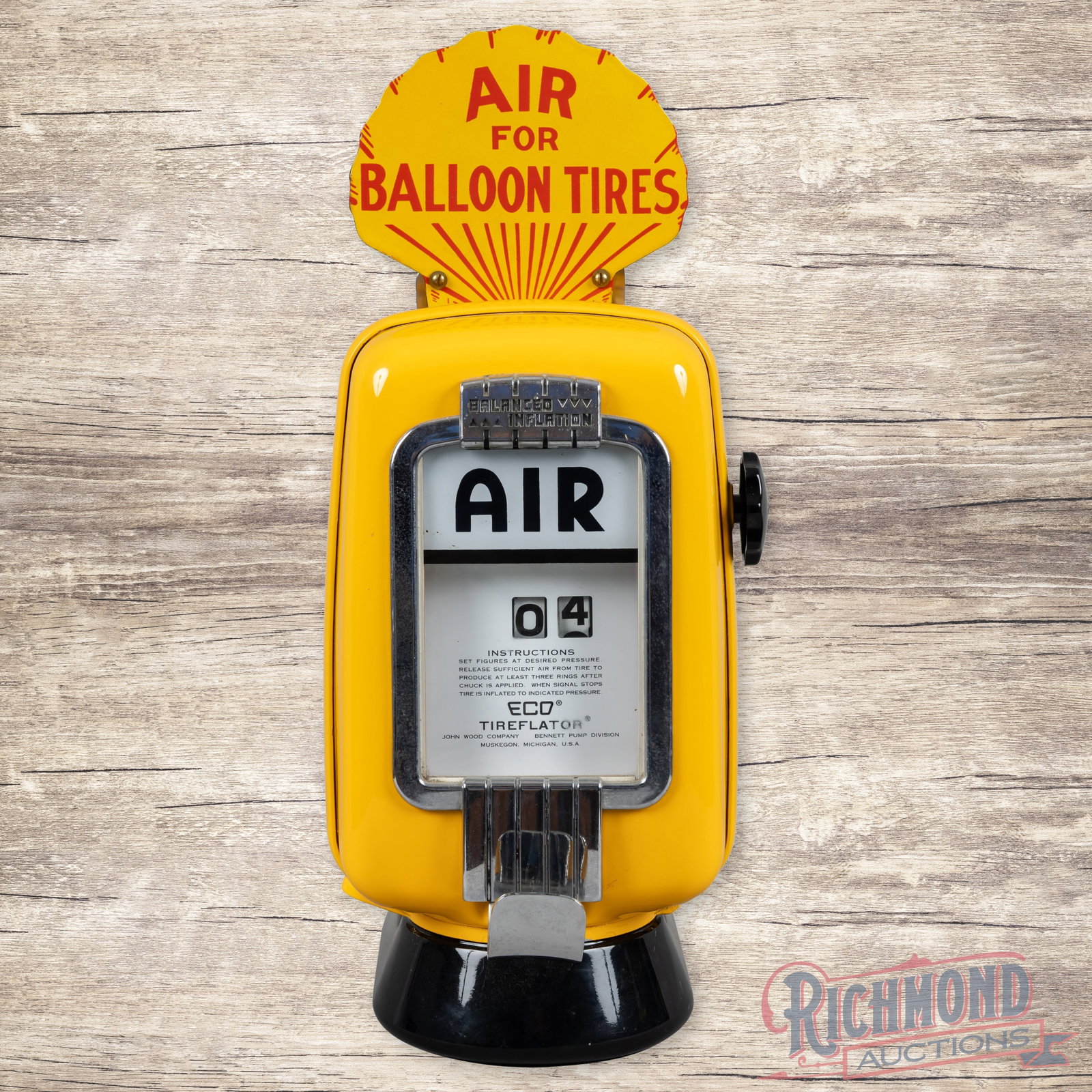 Eco Tireflator Air Meter Restored Shell Service Station (1 of 3)
