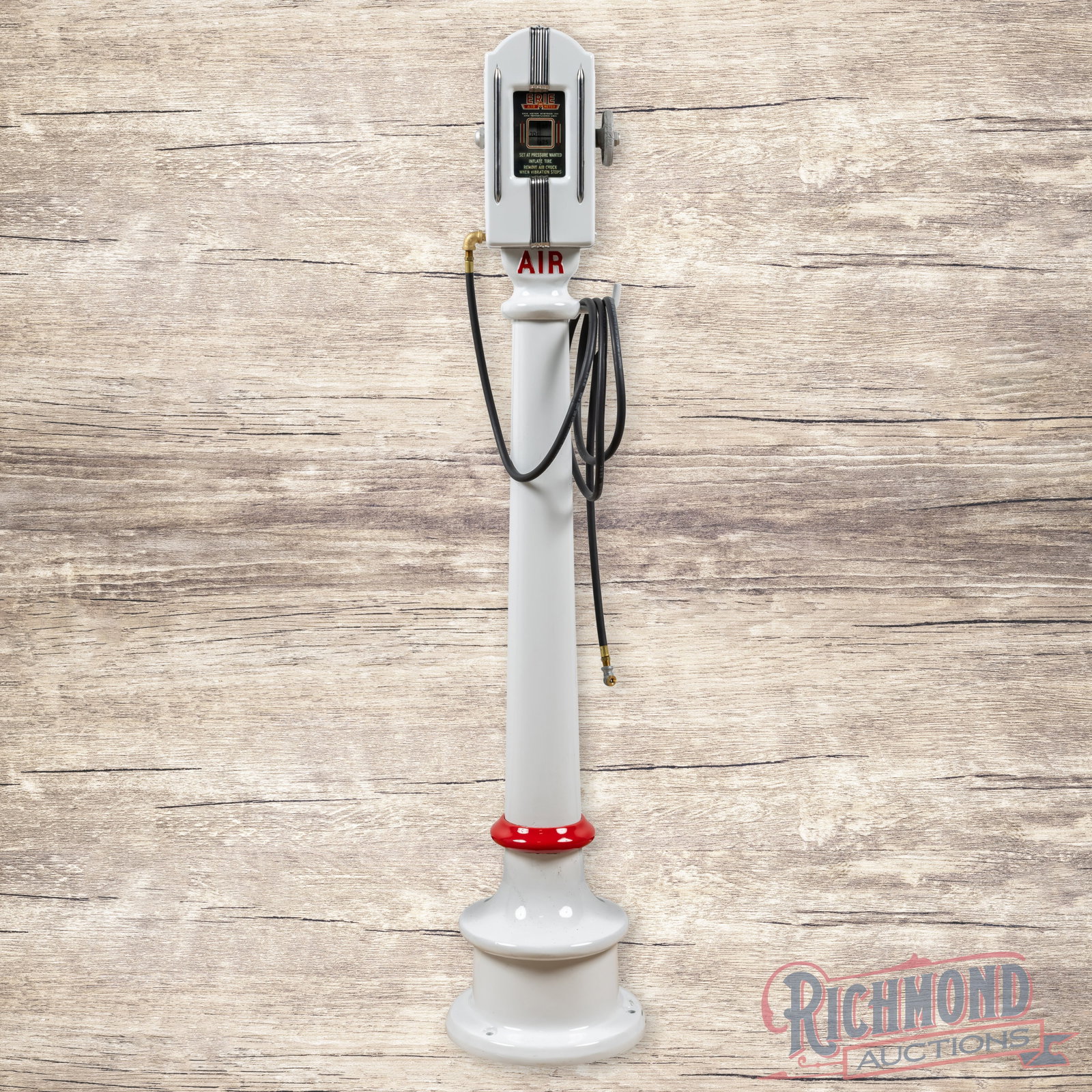 Arno Romort Restored Air Meter On Pedestal White (1 of 5)