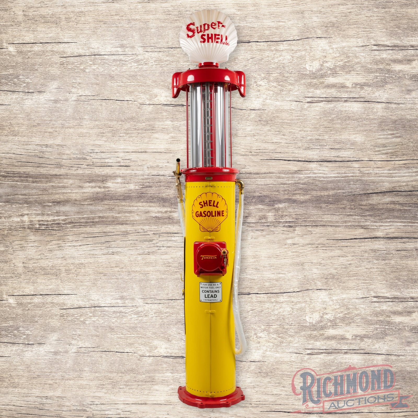 Tokheim Model #660 Ten Gallon Visible Gas Pump Shell Professionally Restored (1 of 5)
