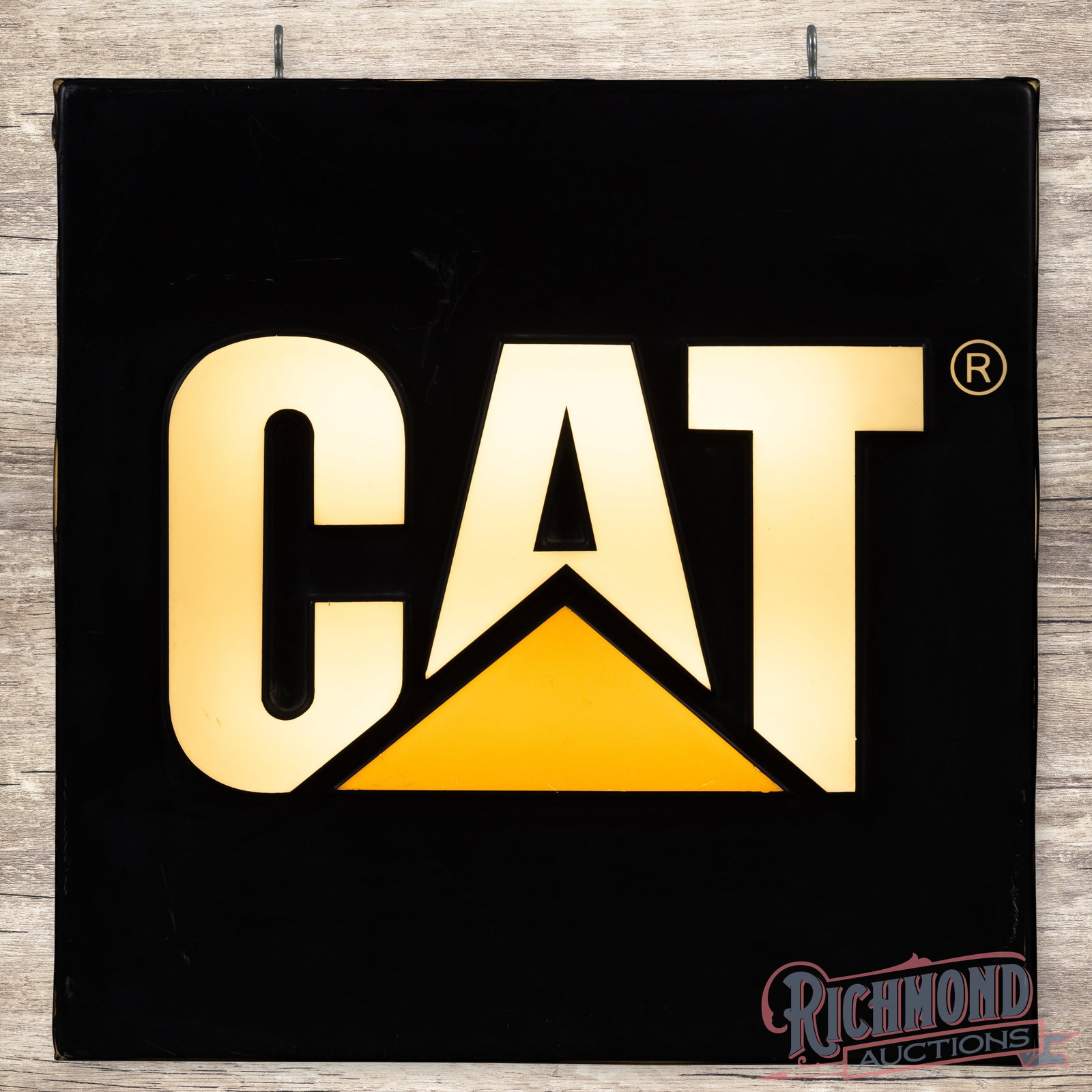 CAT Caterpillar 36" Emb. Plastic Lighted Sign (1 of 4)
