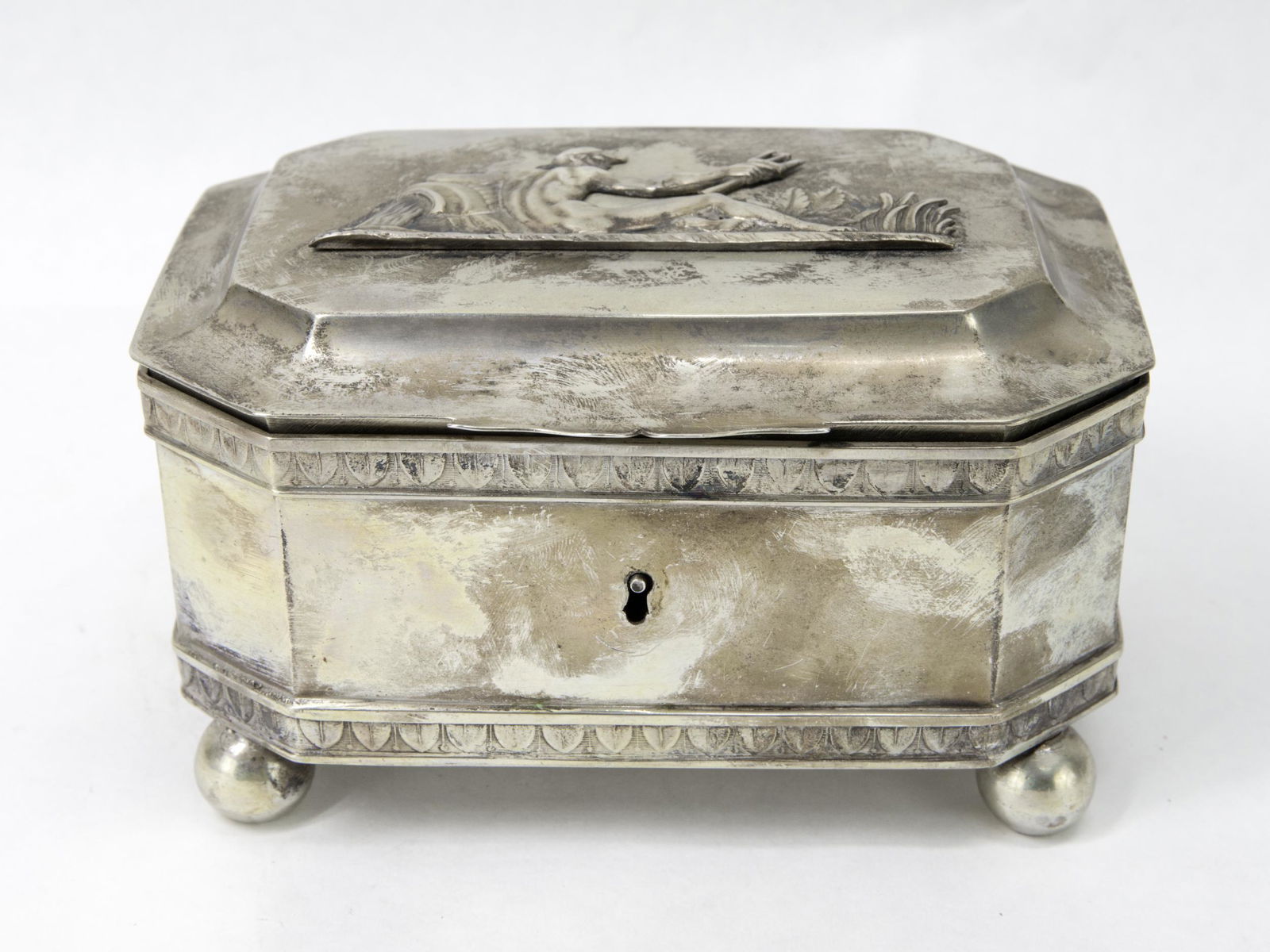 Empire Sugar Bowl, Silver, ca. 1800 (1 of 8)