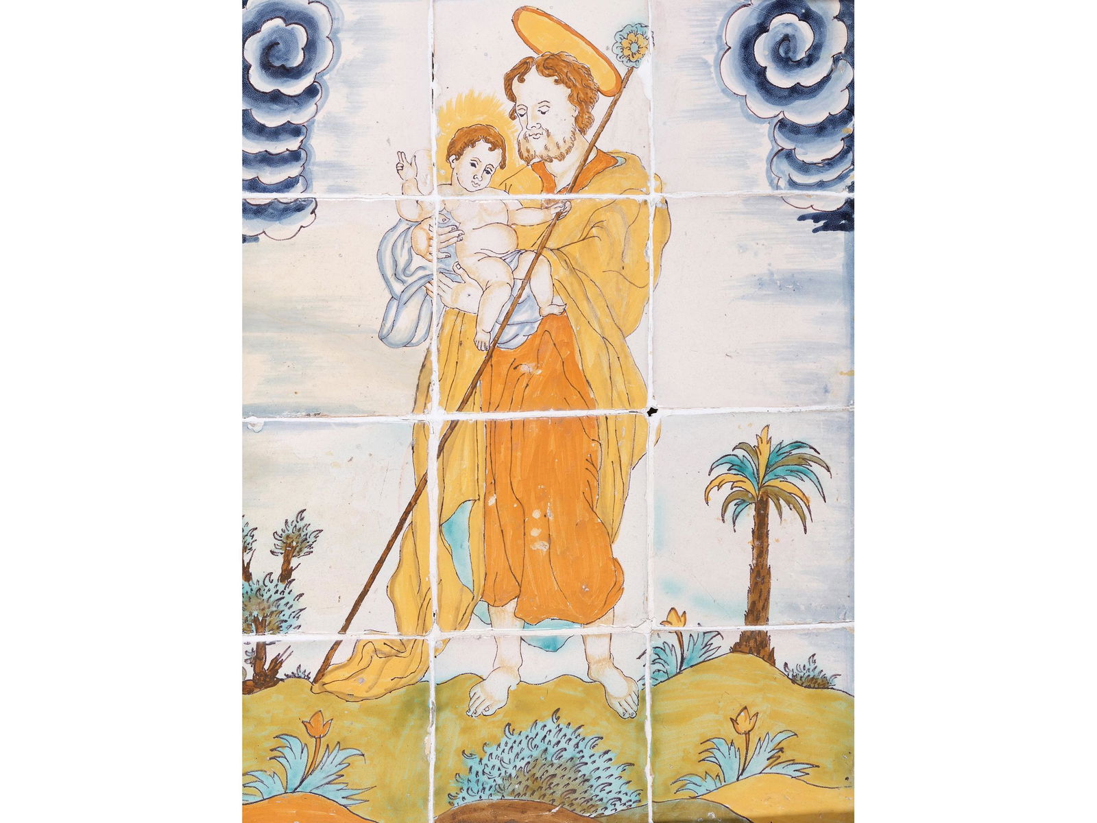 Italy, 18th/19th century, St. Joseph with the boy Jesus (1 of 3)