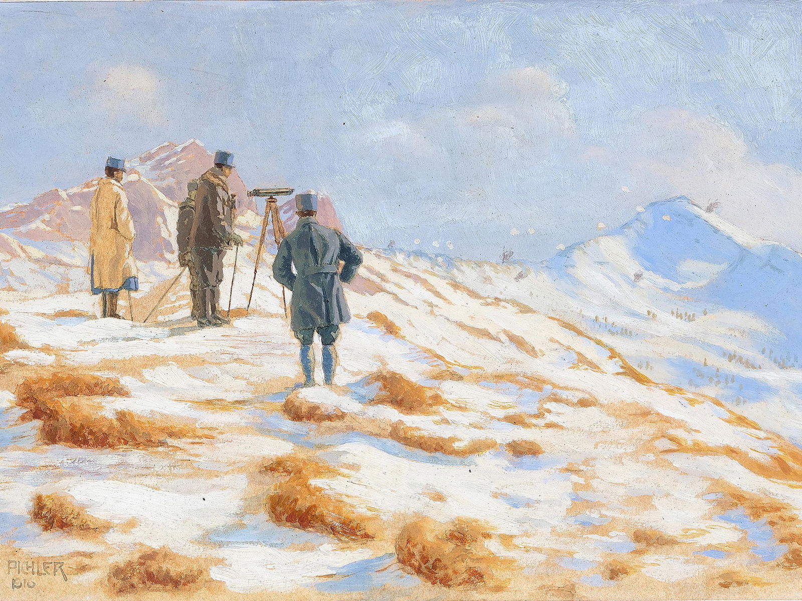 Franz Pichler,  Zell am See 1887 - 1937 Salzburg,  Observation point (1 of 5)