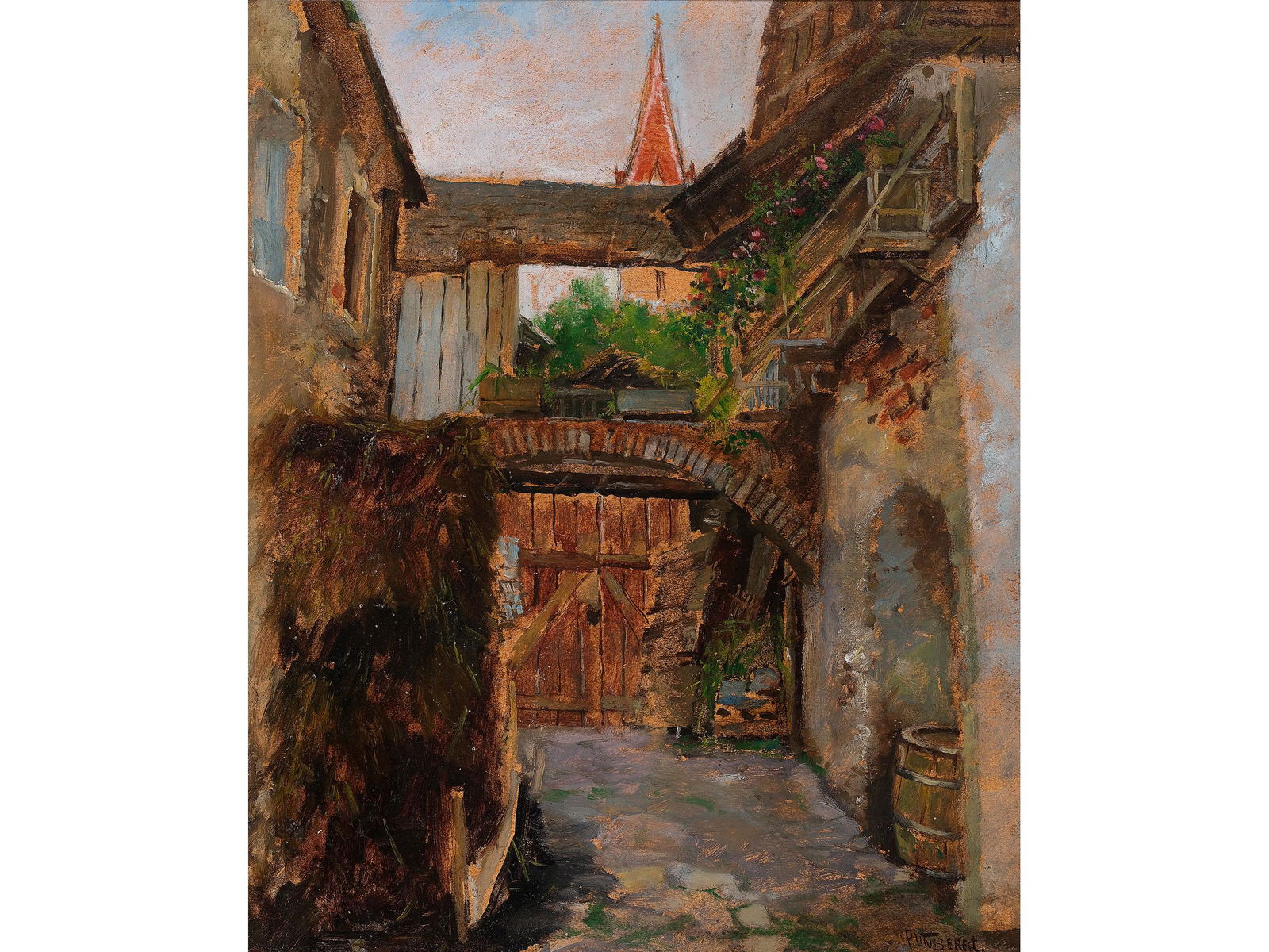 Paul Unbereit,  Berlin 1884 - 1937 Vienna,  Weissenkirchen in the Wachau (1 of 5)