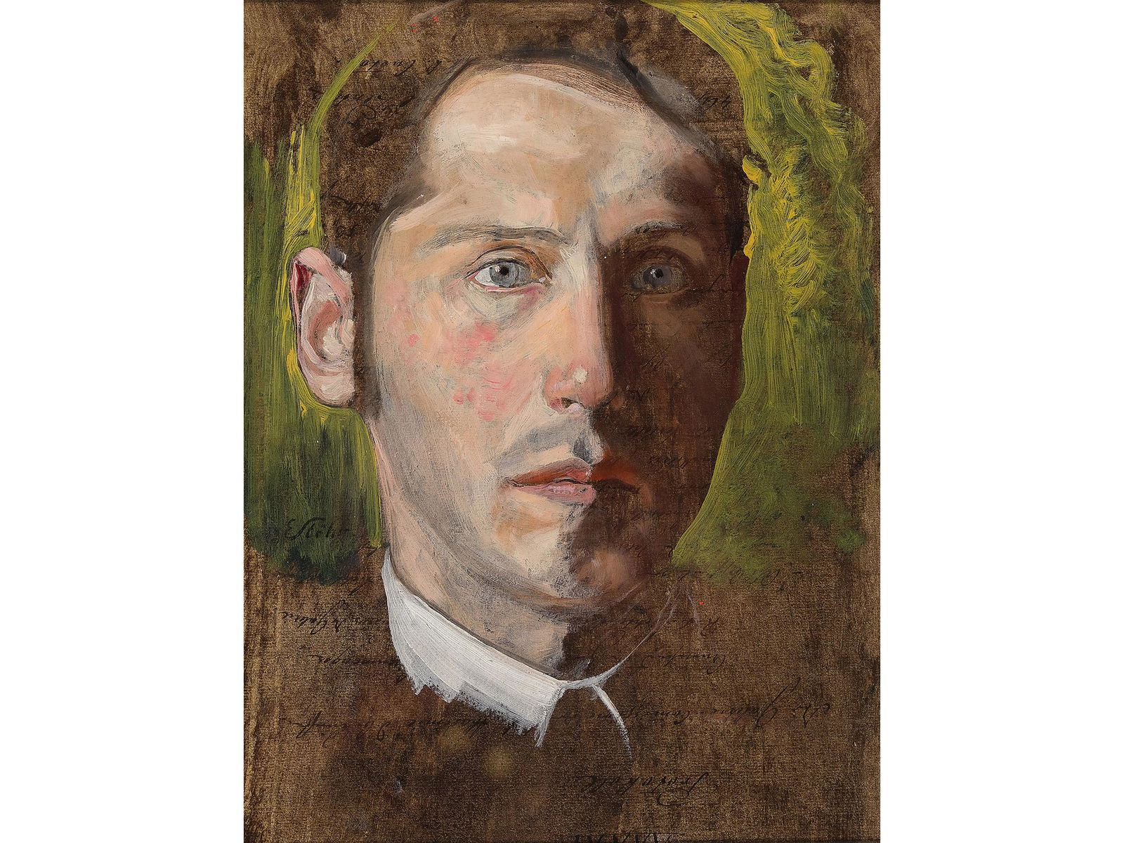 Ernst Stoehr,  St. Poelten 1860 - 1917 St. Poelten,  Self portrait (1 of 5)
