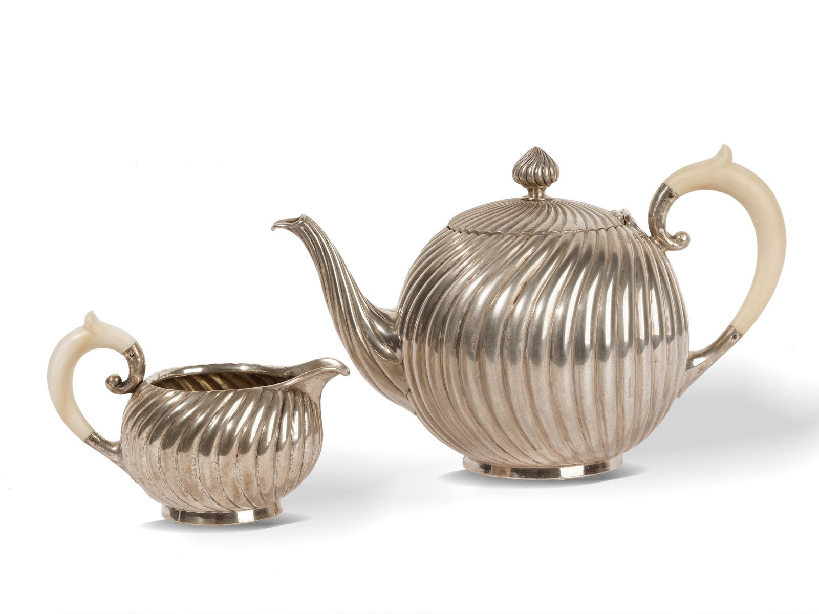 Silver tea & milk jug,  Austria,  Ca. 1910/20 (1 of 3)