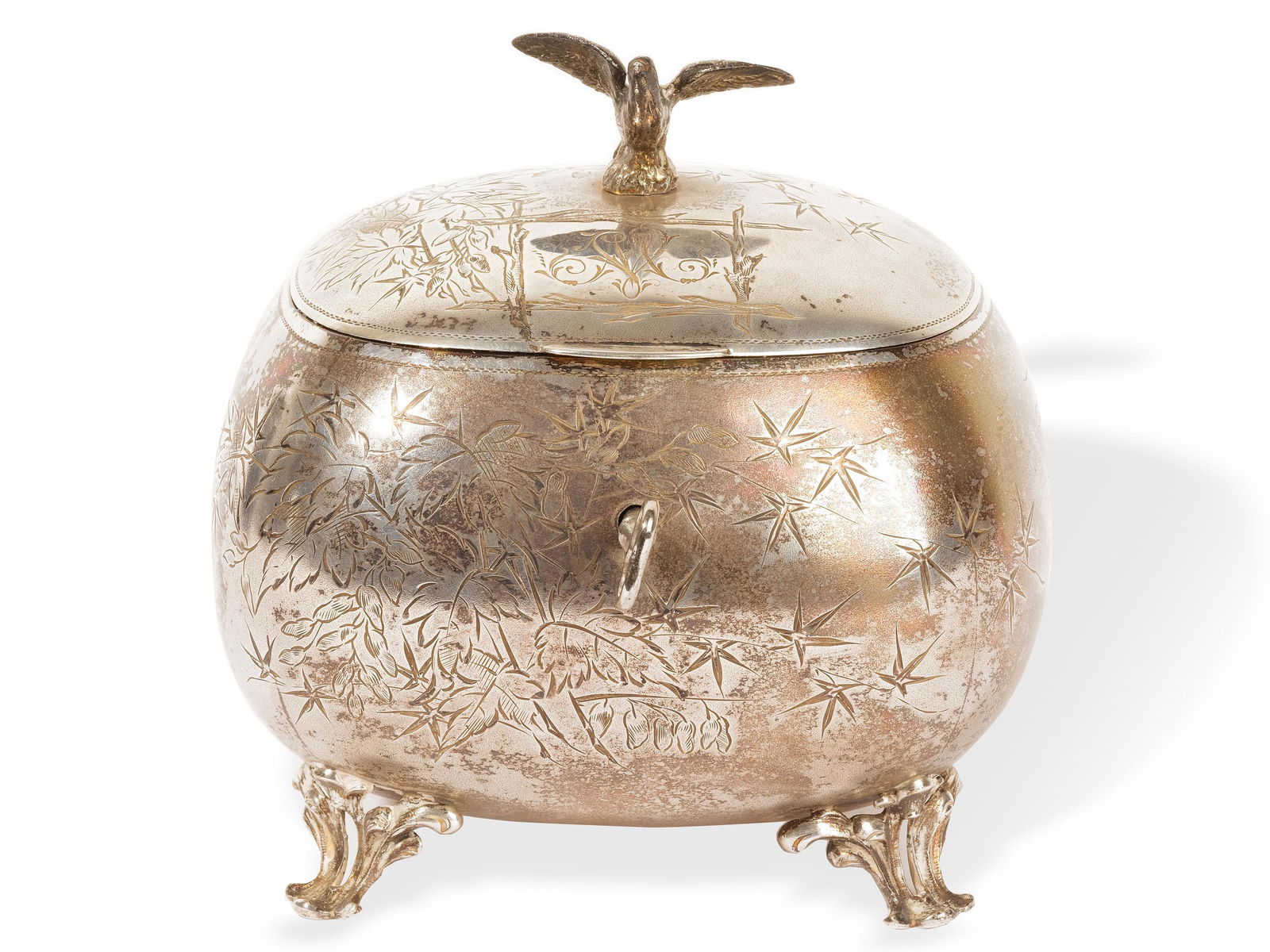 Silver sugar bowl,  Austria ca. 1880/90,  Silver (1 of 10)