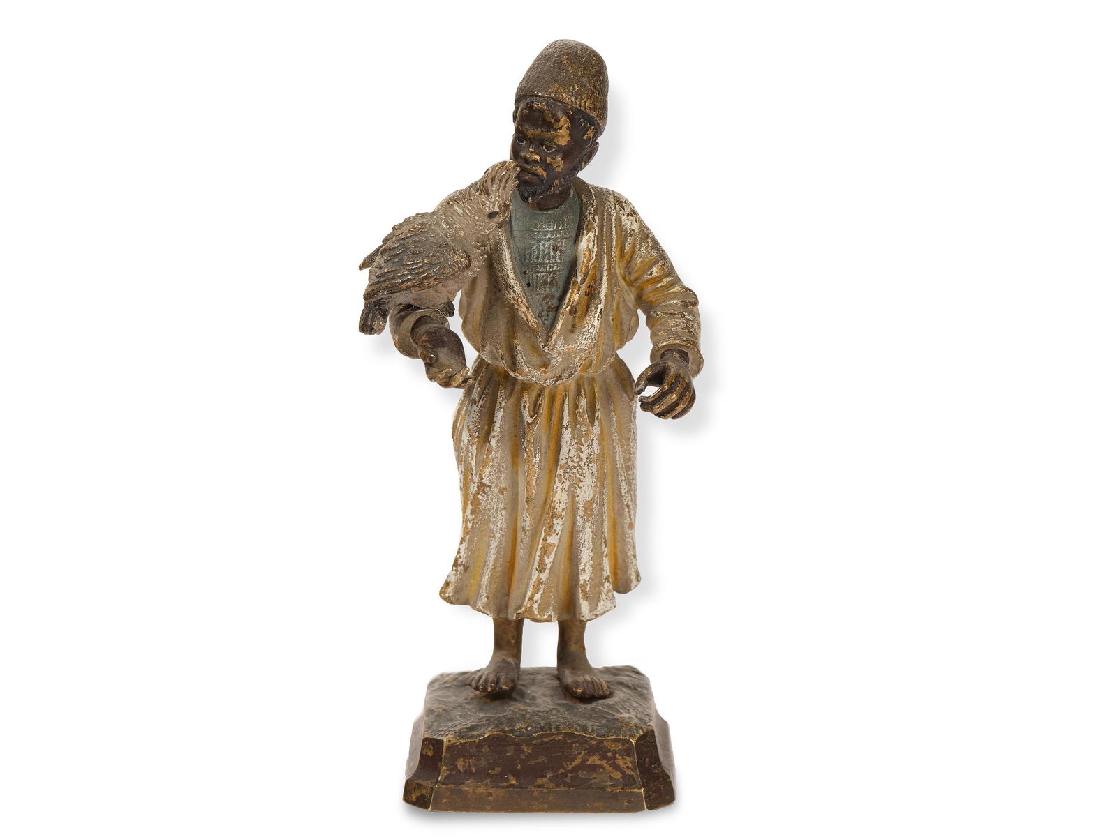 Wiener Bronze,  Franz Xaver Bergmann 1861 - 1936,  Arab with cockatoo (1 of 6)