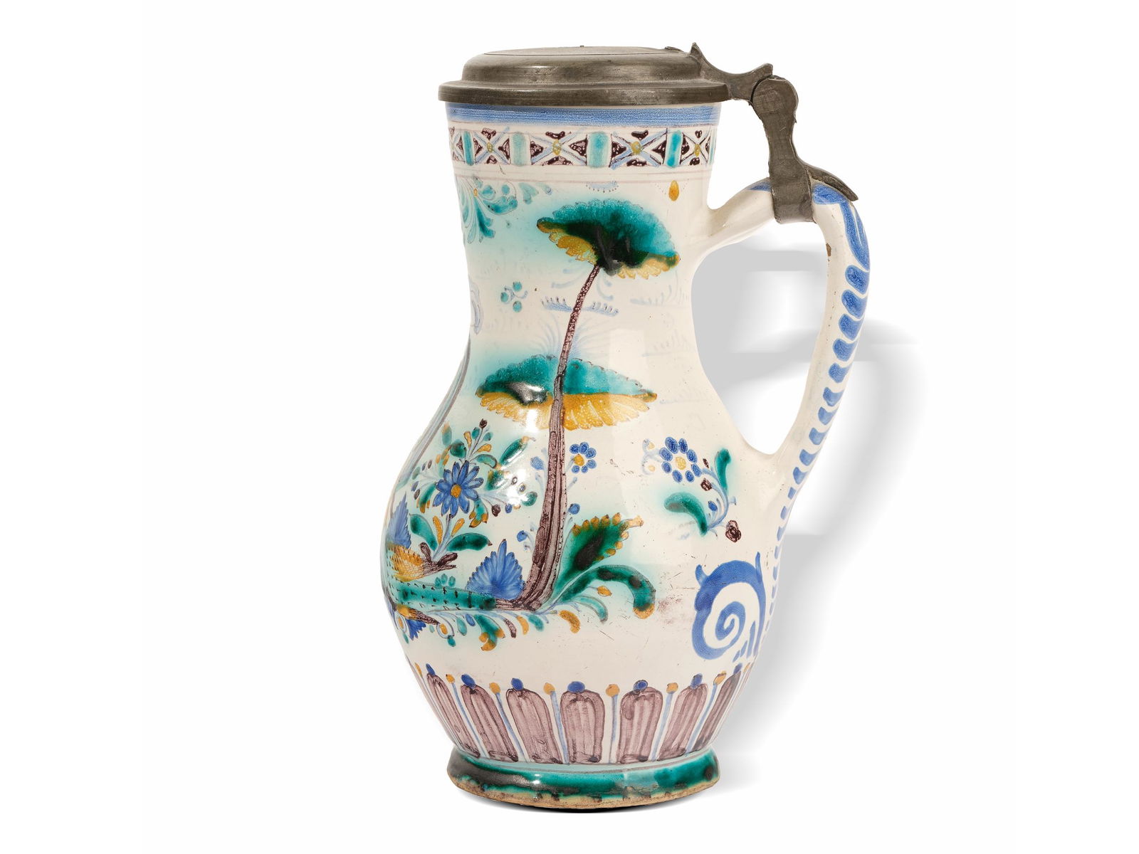 Faience jug,  Lower Austria,  18th century (1 of 6)