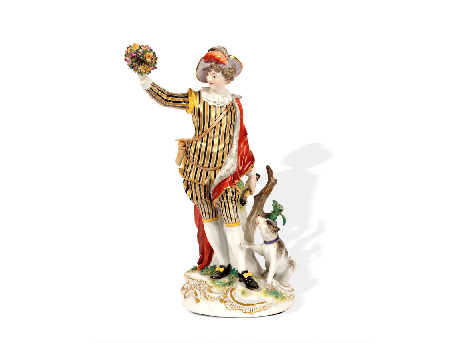 Meissen porcelain,  Flute player,  Porcelain (1 of 6)