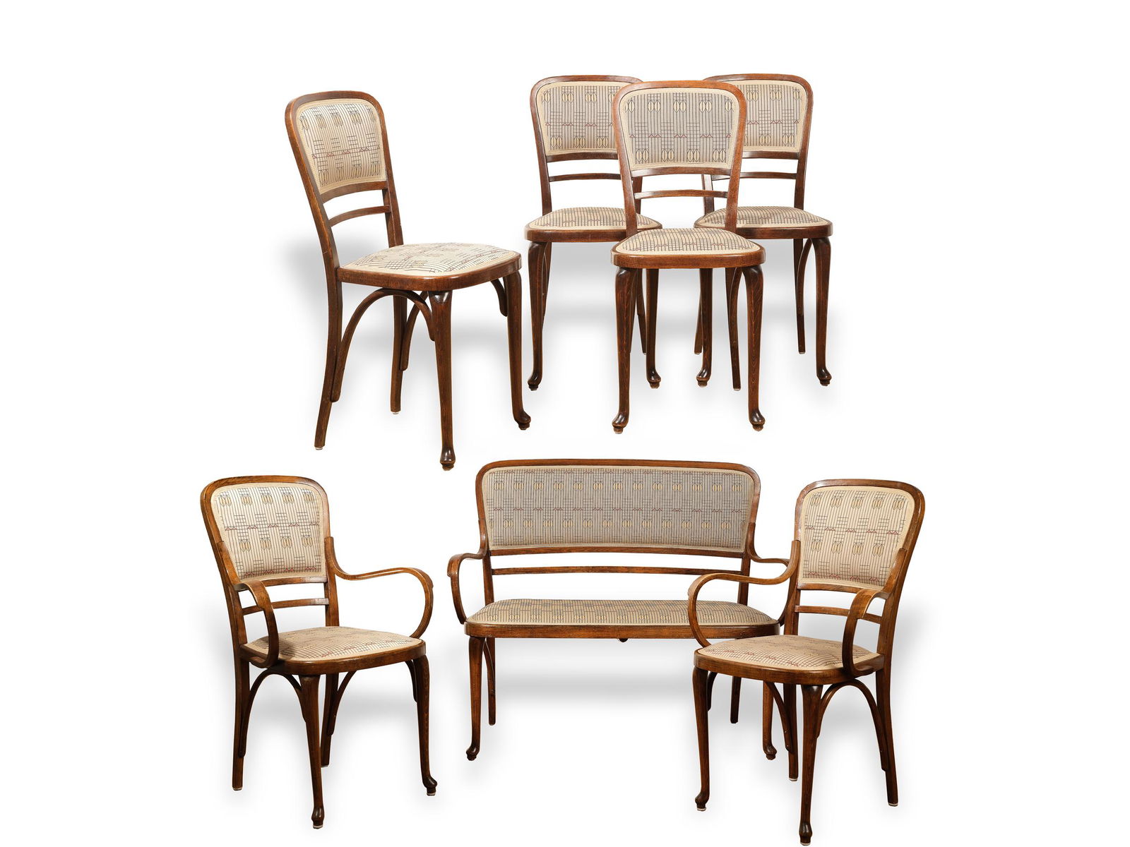 Fa. Thonet,  Seating set,  Ca. 1910 (1 of 4)