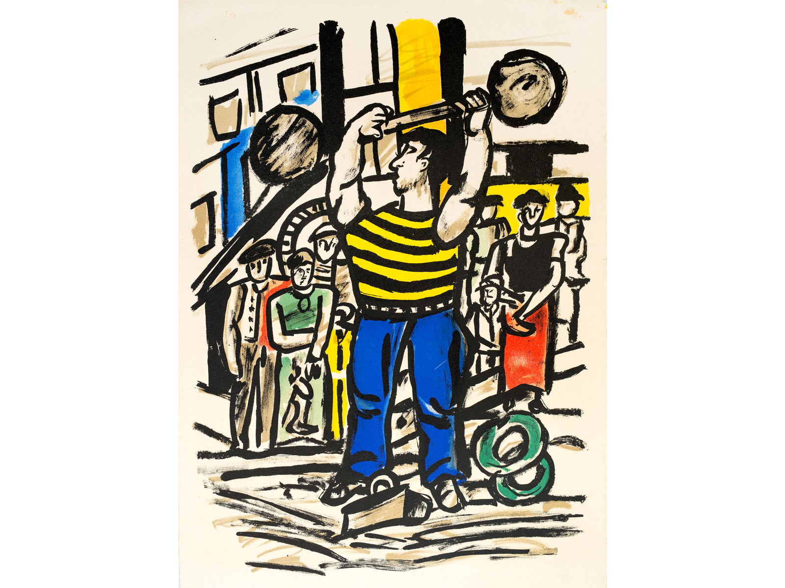 Fernand Leger, Argentan, Normandy 1881 - 1955 Gif-sur-Yvette, Paris, Mes Voyages (1 of 7)