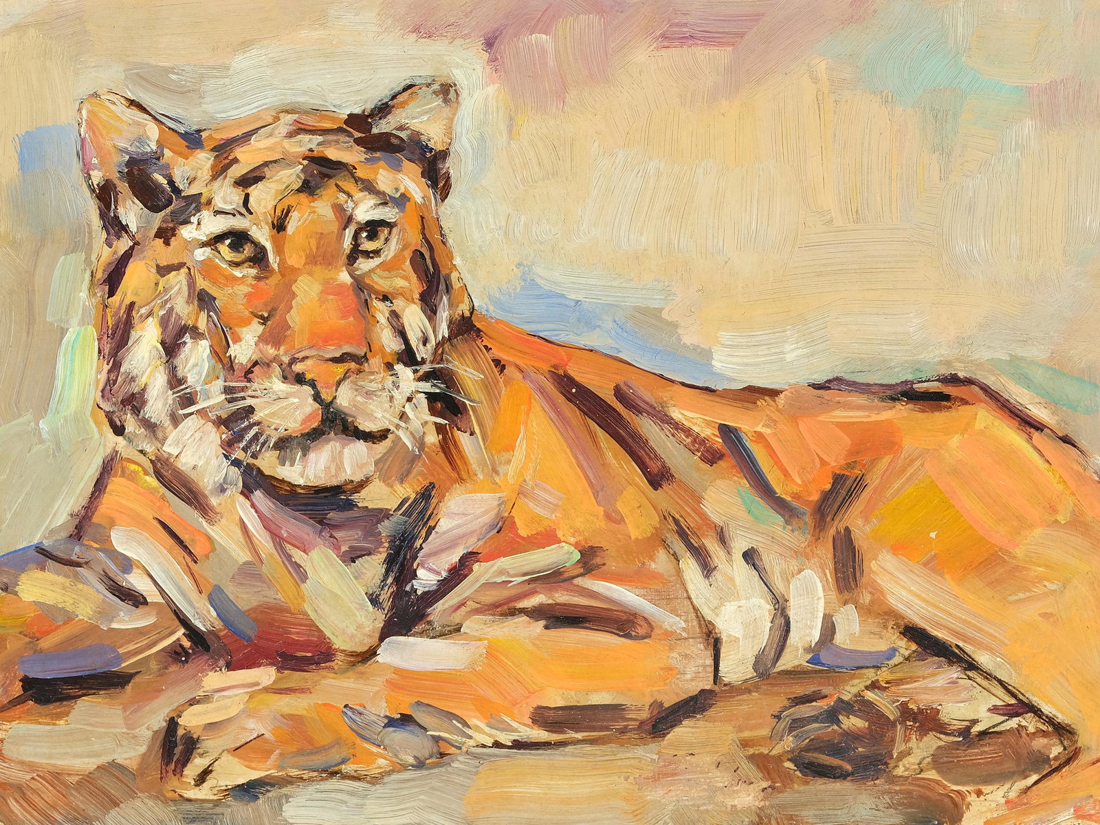 Carl Fahringer, Wiener Neustadt 1874 - 1952 Vienna, Attributed, Tiger (1 of 3)