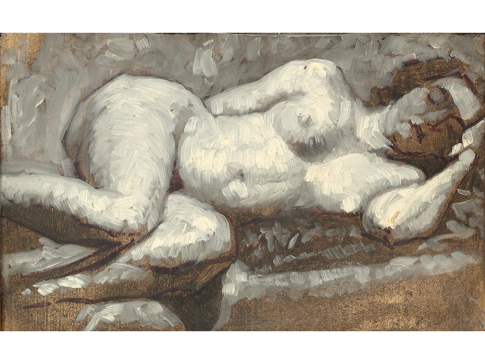 Alexander Rothaug, Vienna 1870 - 1946 Vienna, Reclining lady (1 of 3)