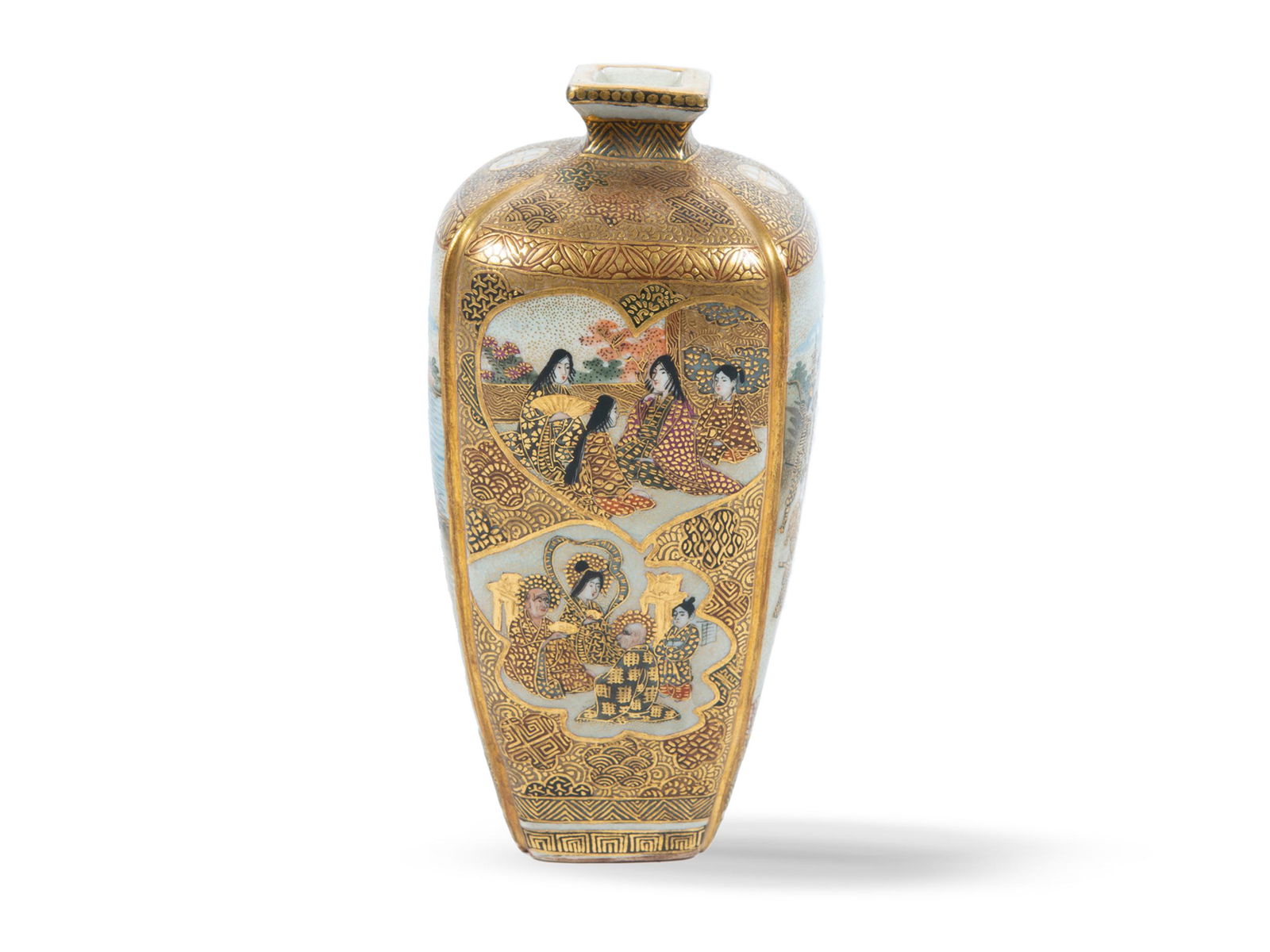 Satsuma vase, Japan, Meiji period, 1868 - 1912 (1 of 6)