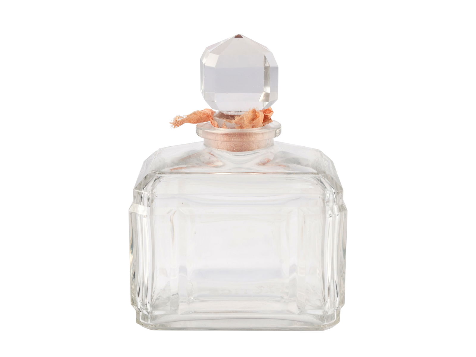 Perfume bottle, Art Deco, 1920s: Perfume bottleArt Deco1920sLength 7 cm, height 9.5 cm