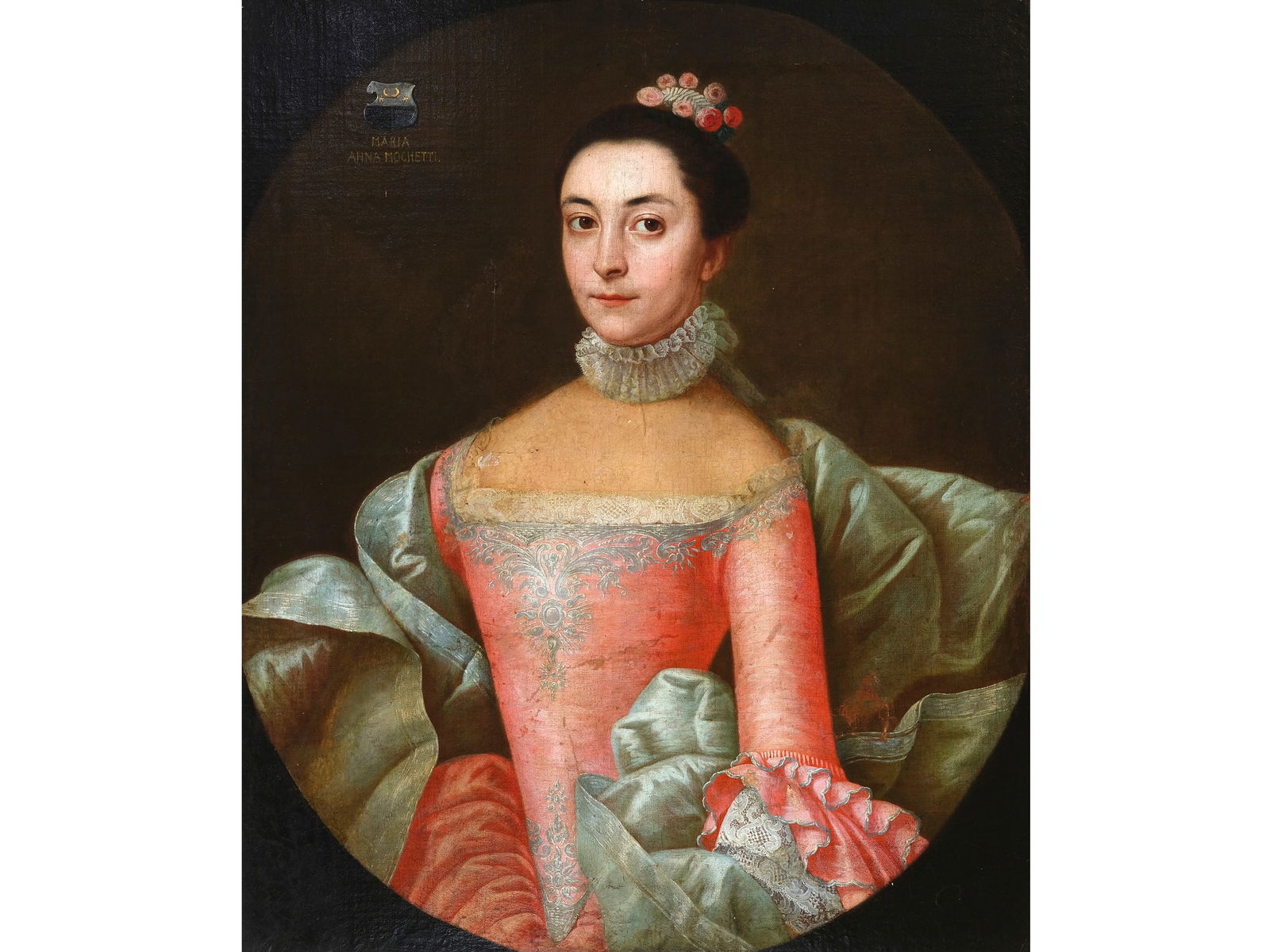 Unknown painter, Portrait of Maria Anna Mochetti, 18th century (1 of 4)