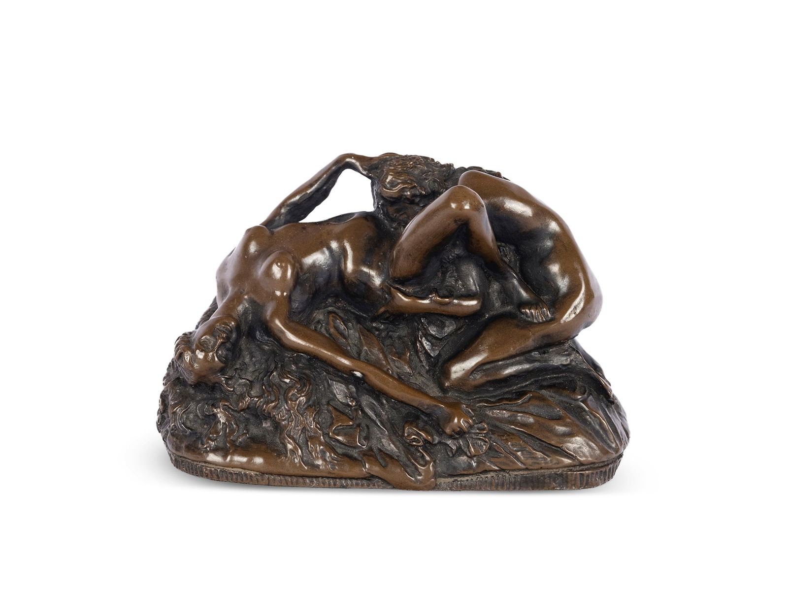 Jef Lambeaux, Antwerp 1852 - 1908 Brussels, Two Women, Erotica: Jef Lambeaux Antwerp 1852 - 1908 Brussels Two women Erotica Cast bronze Length 11 cm, height 7 cm Signed on the base